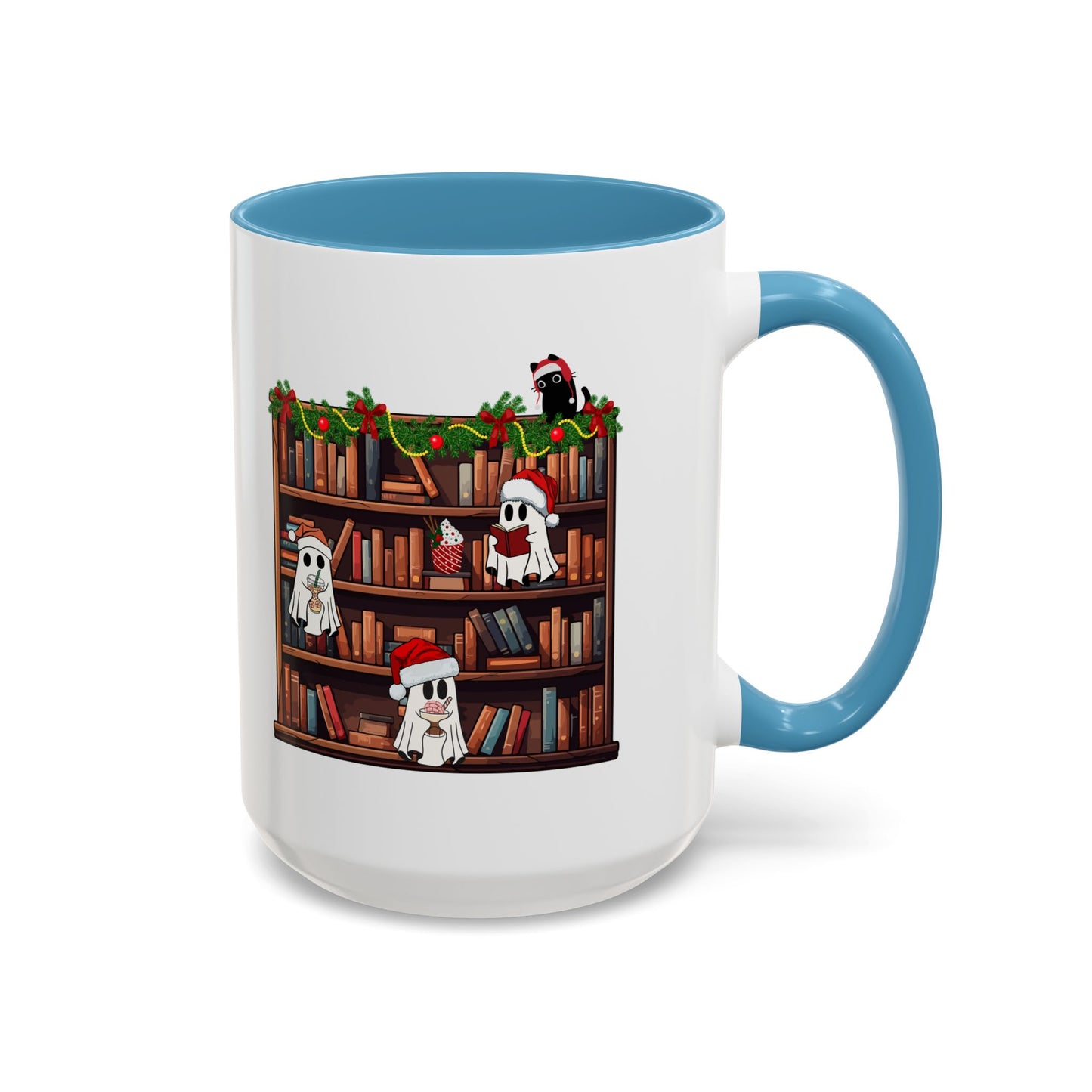 Ghost Library Coffee Mug (11, 15oz)