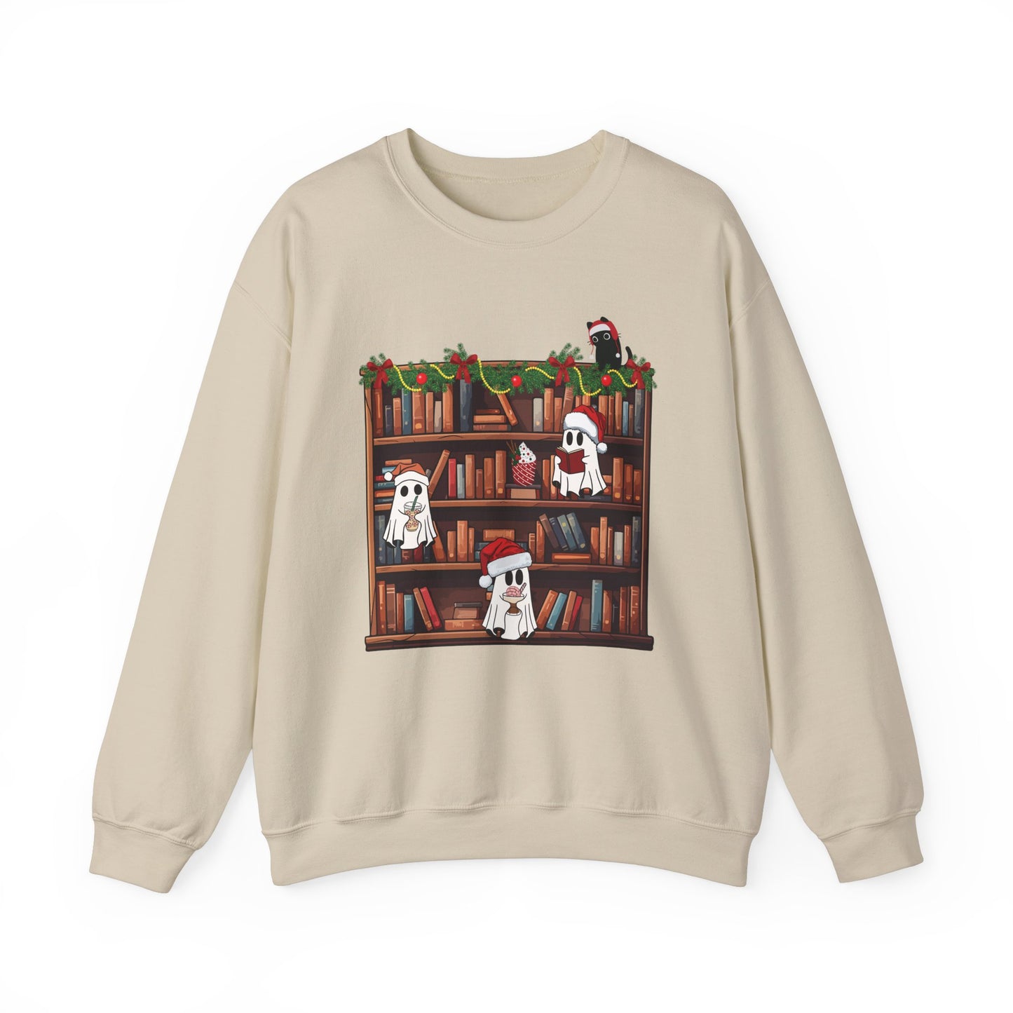 Ghost Library Crewneck Sweatshirt