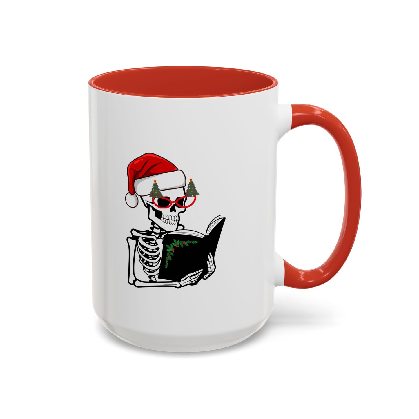 Reading Skeleton Coffee Mug (11, 15oz)