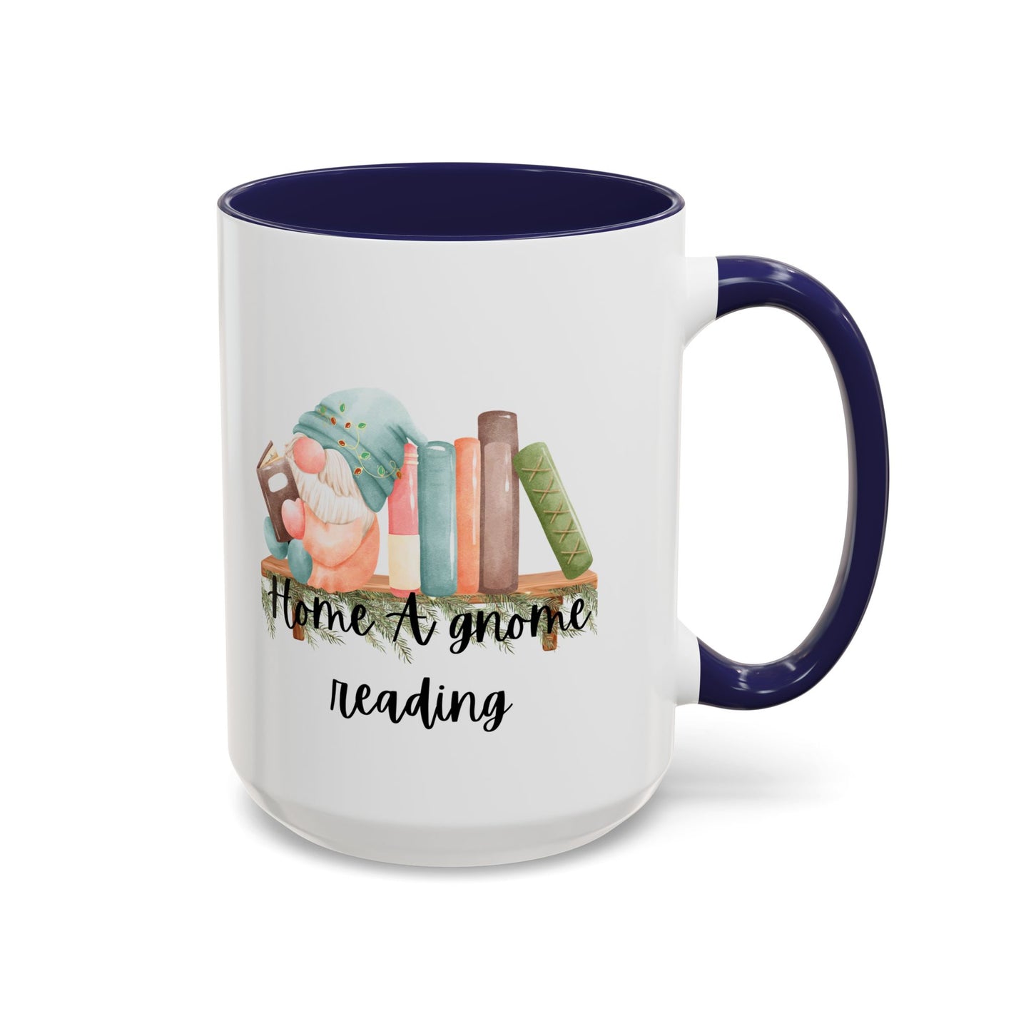 Home A Gnome Reading Coffee Mug (11, 15oz)