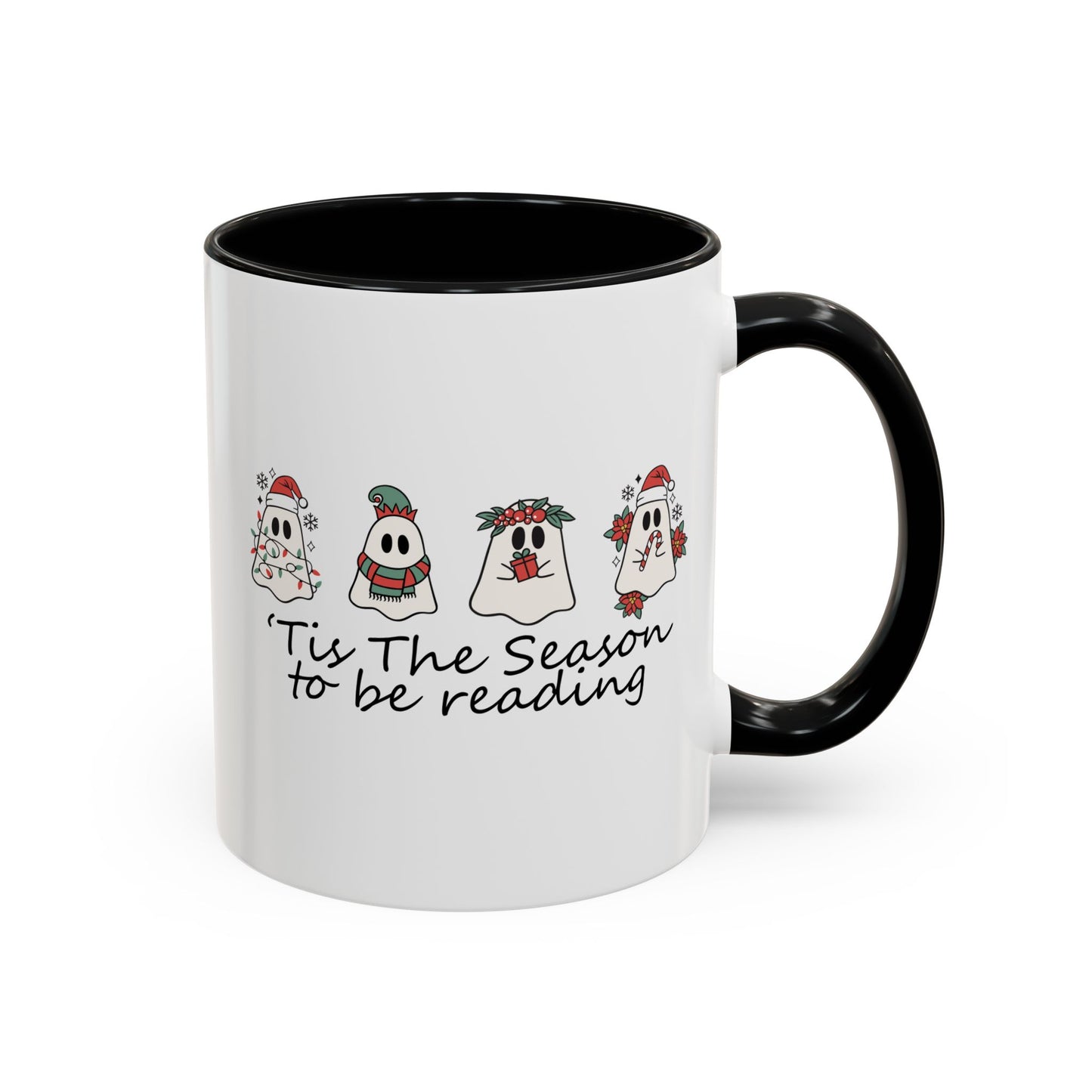 Tis The Season To Be Reading Coffee Mug (11, 15oz)