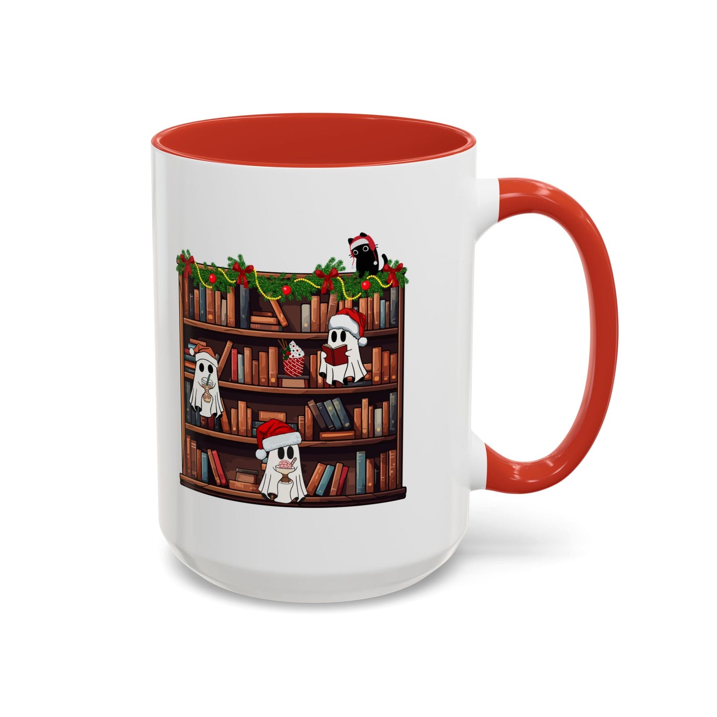 Ghost Library Coffee Mug (11, 15oz)