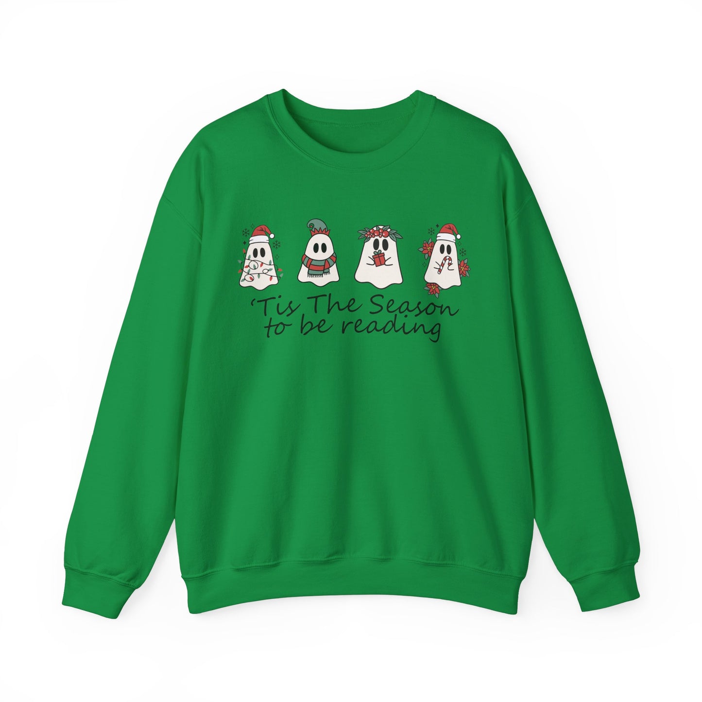 Tis The Season To Be Reading Crewneck Sweatshirt