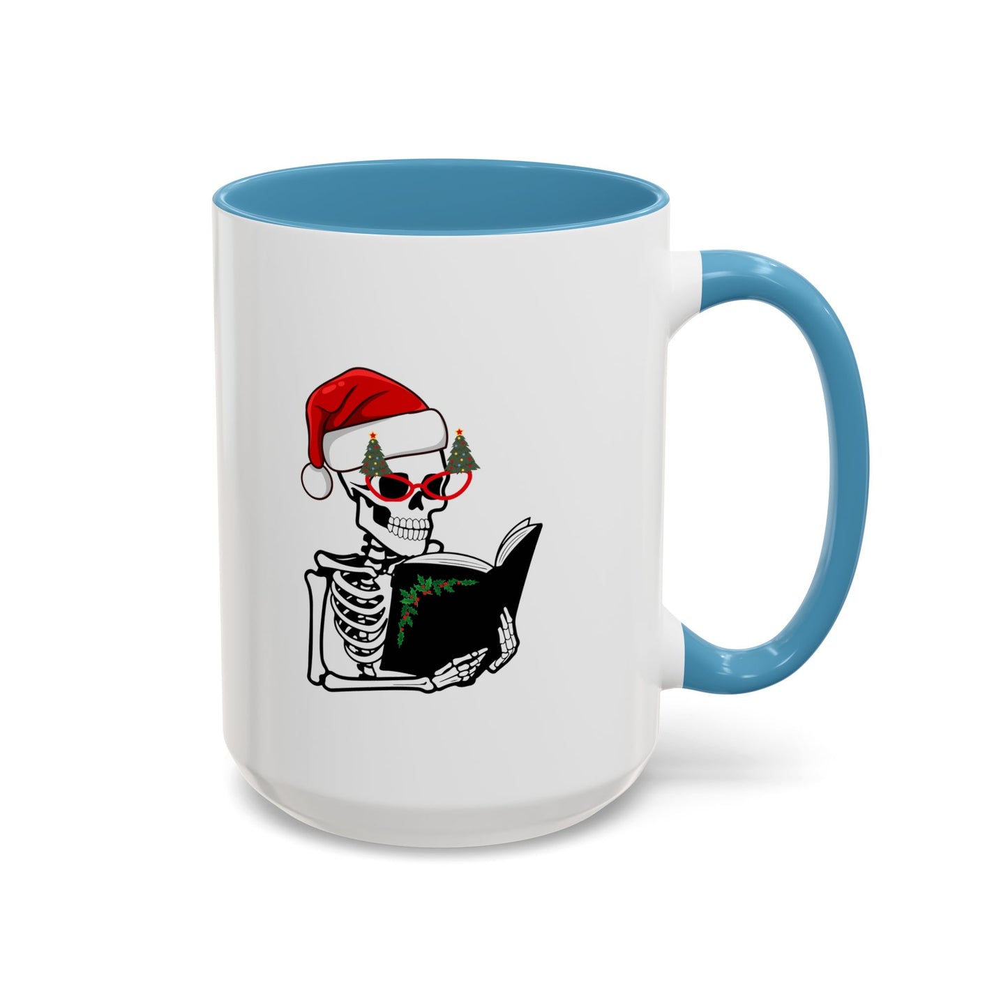 Reading Skeleton Coffee Mug (11, 15oz)