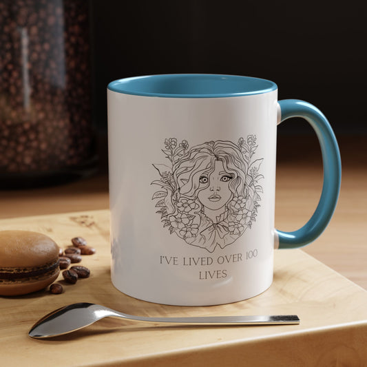 I've Lived Over 100 Lives Coffee Mug (11, 15oz)