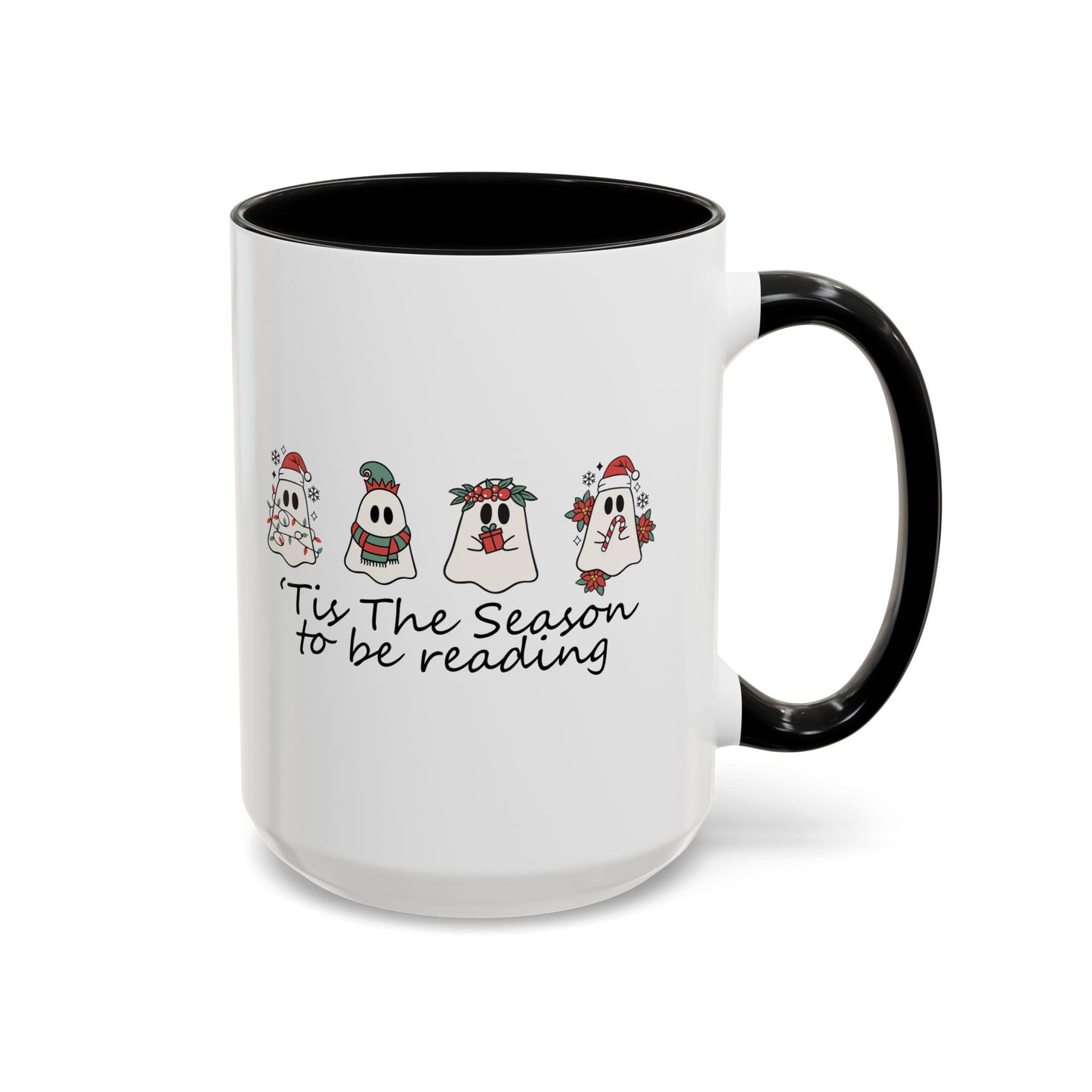 Tis The Season To Be Reading Coffee Mug (11, 15oz)