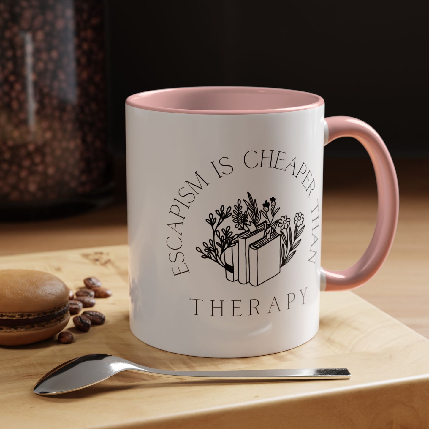 Escapism Is Cheaper Than Therapy Coffee Mug (11, 15oz)