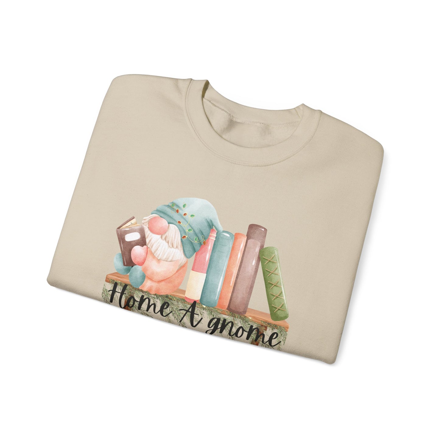 Home A Gnome Reading Crewneck Sweatshirt