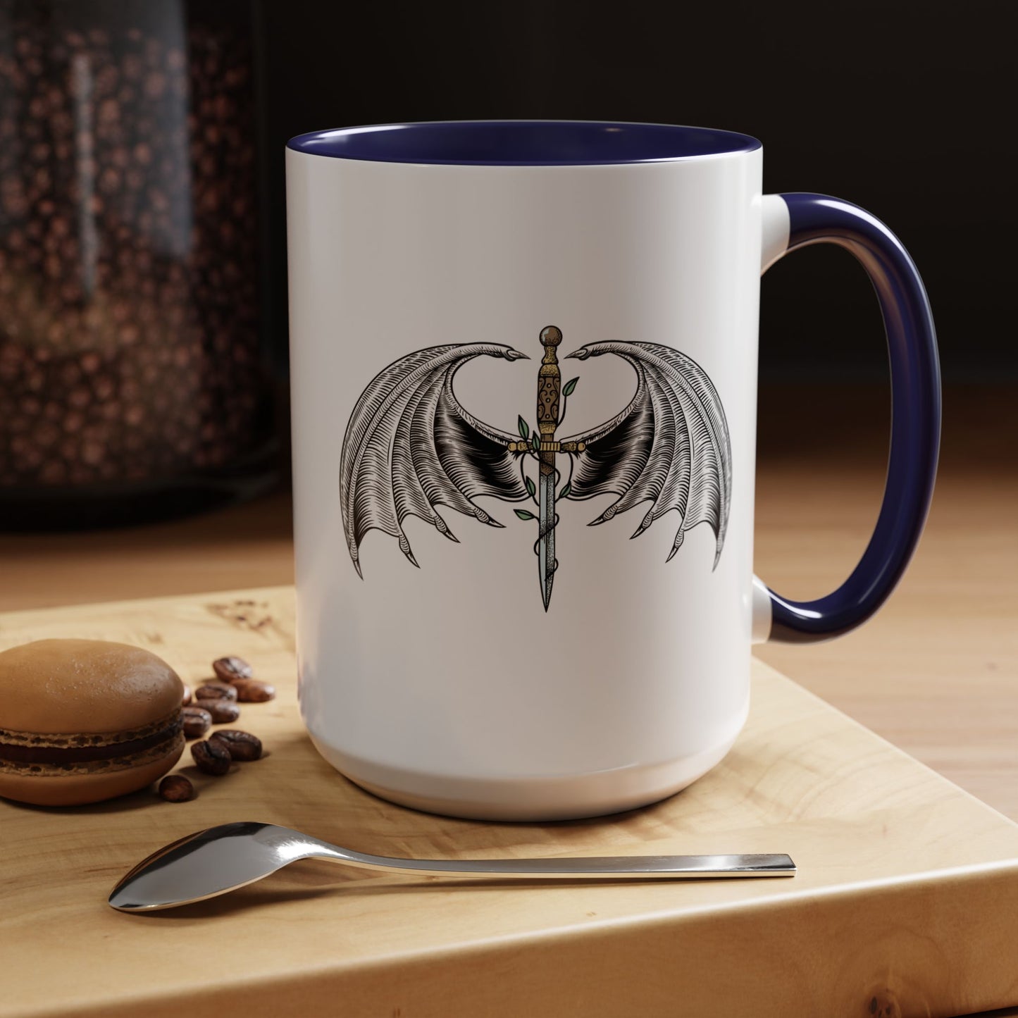 Dagger & Wings Coffee Mug (11, 15oz)