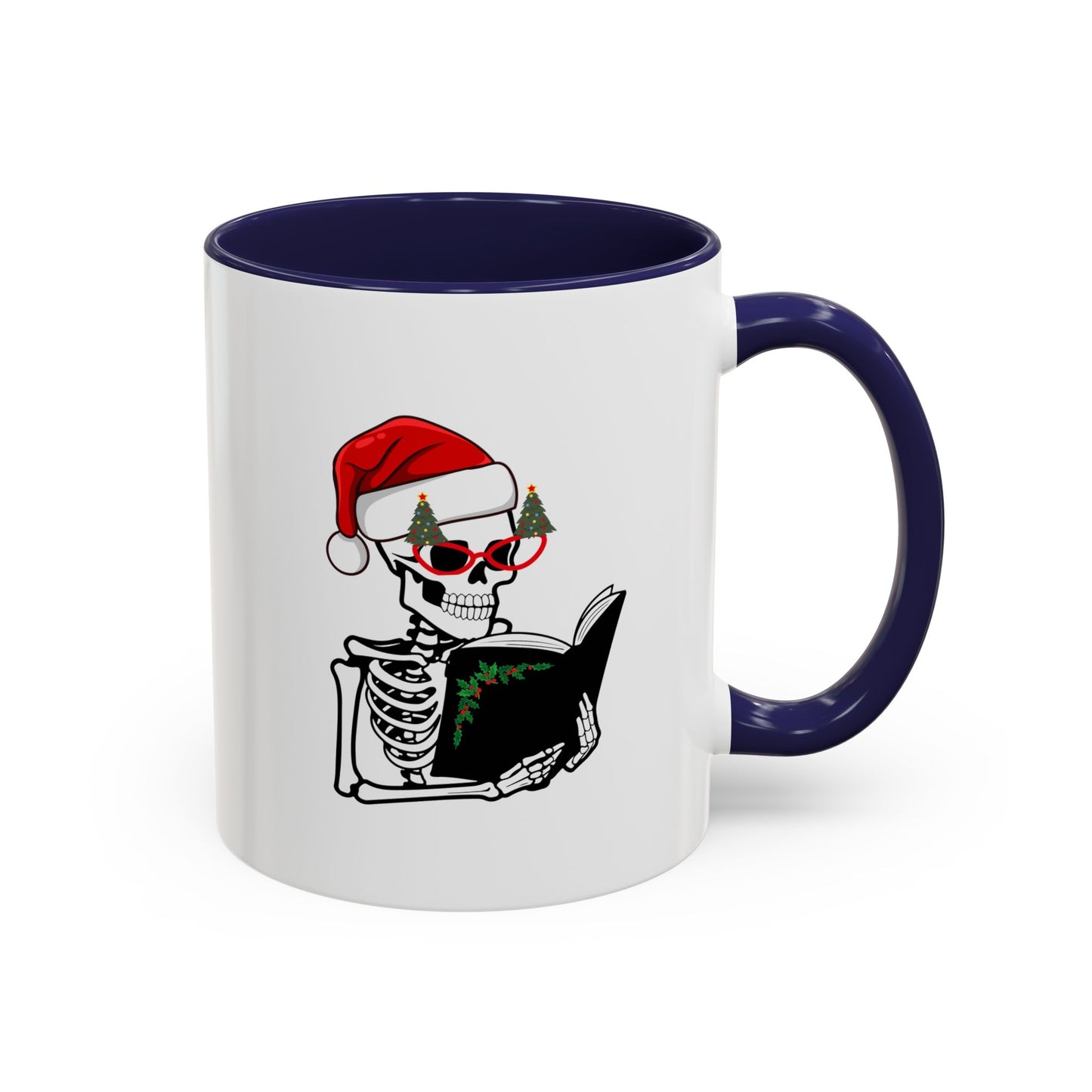 Reading Skeleton Coffee Mug (11, 15oz)