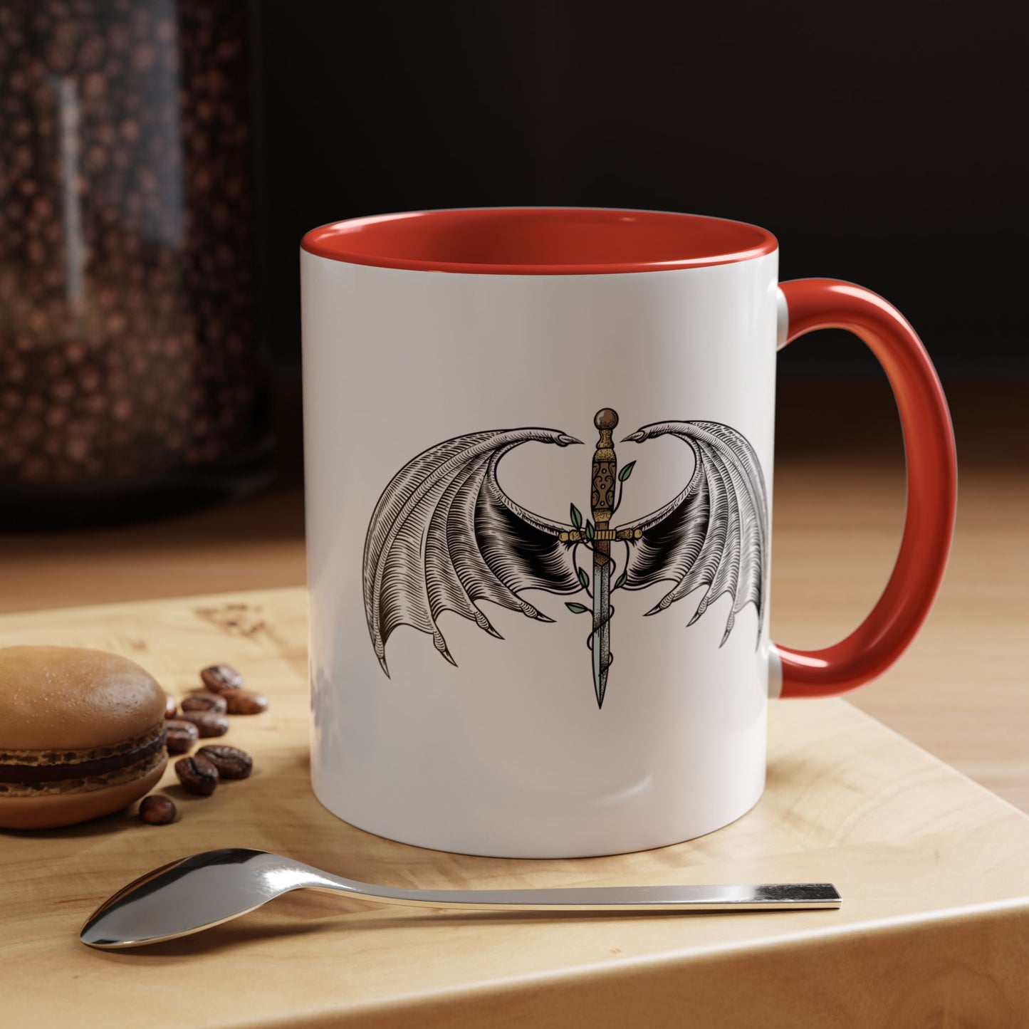 Dagger & Wings Coffee Mug (11, 15oz)