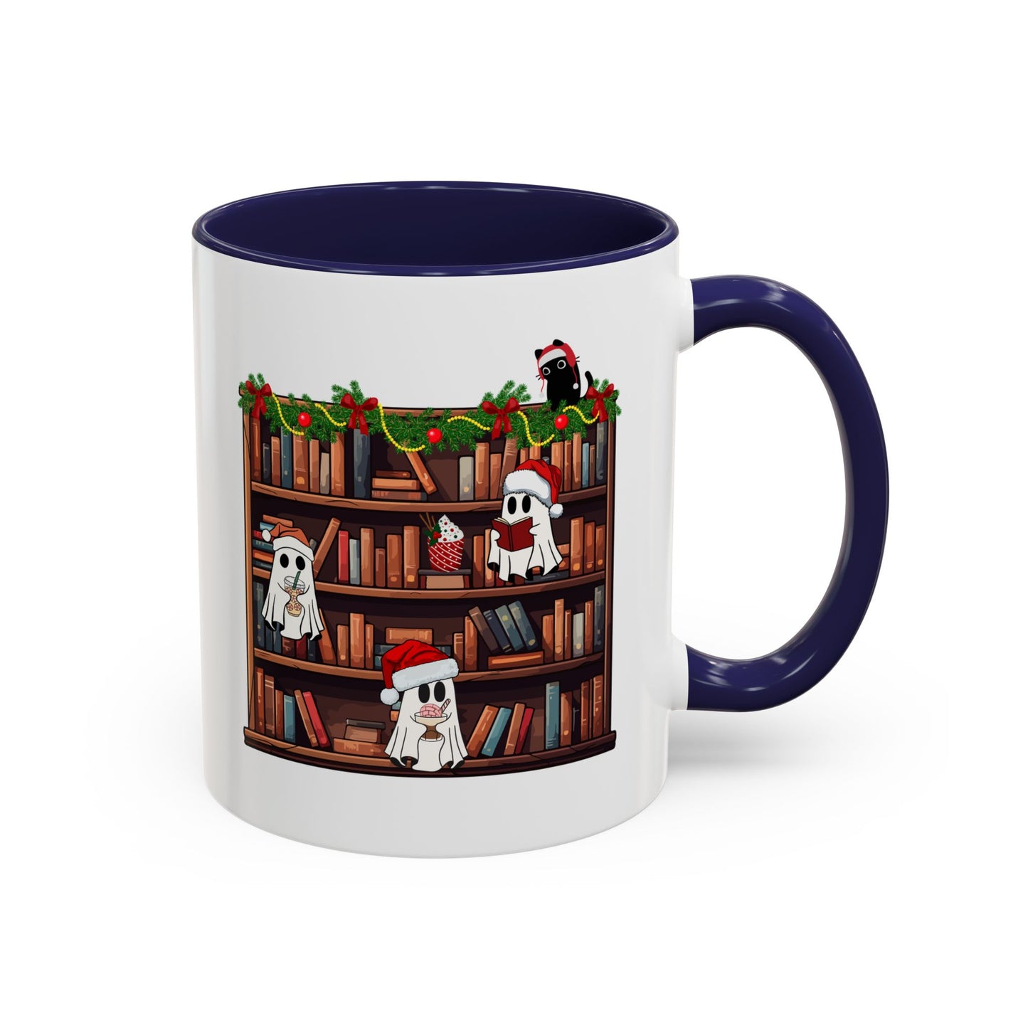 Ghost Library Coffee Mug (11, 15oz)