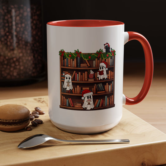 Ghost Library Coffee Mug (11, 15oz)