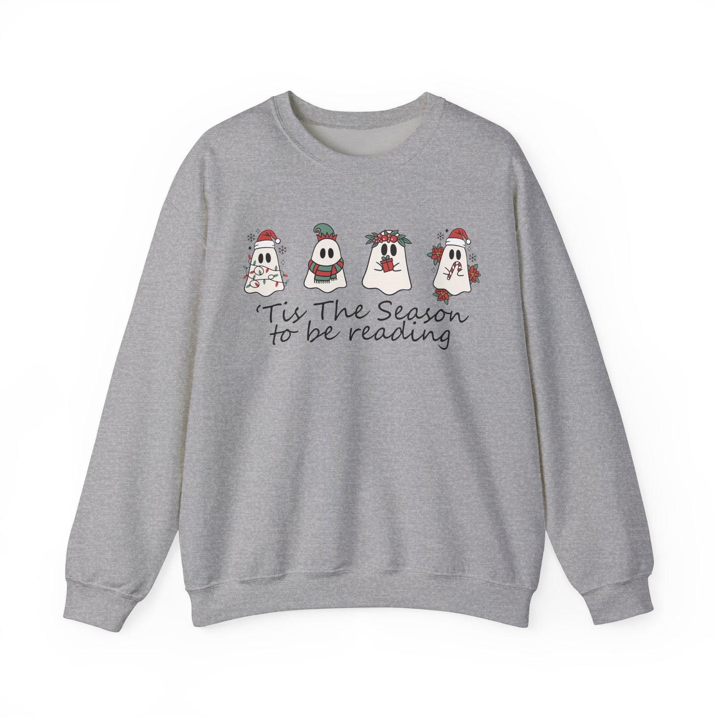 Tis The Season To Be Reading Crewneck Sweatshirt