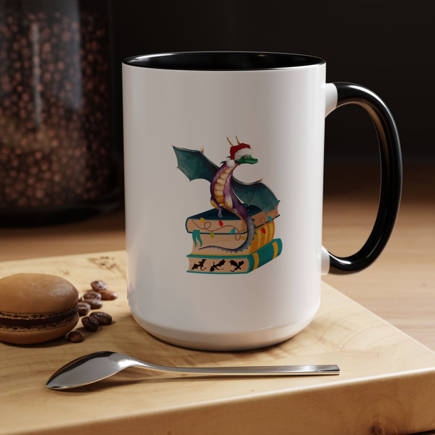 Christmas Dragon Coffee Mug (11, 15oz)