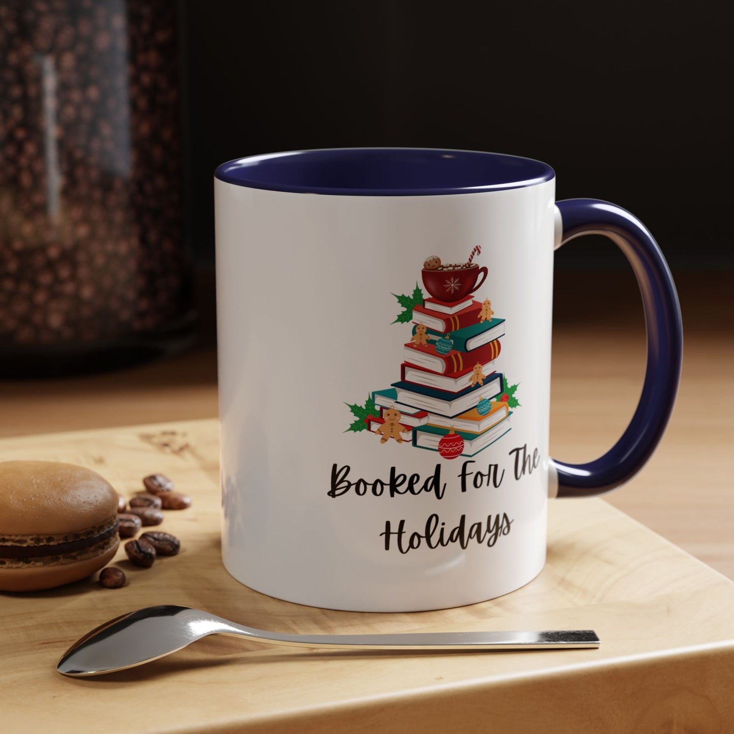 Booked For The Holidays Coffee Mug (11, 15oz)