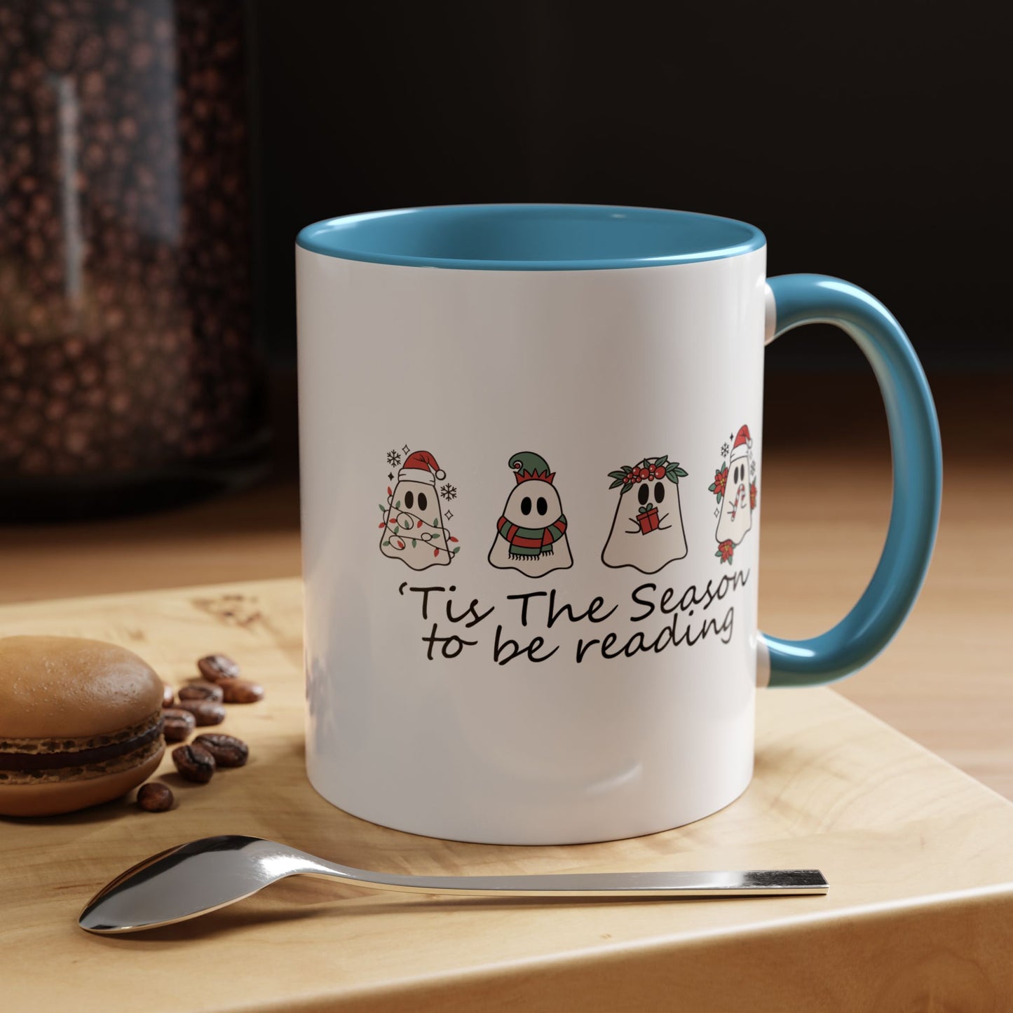 Tis The Season To Be Reading Coffee Mug (11, 15oz)