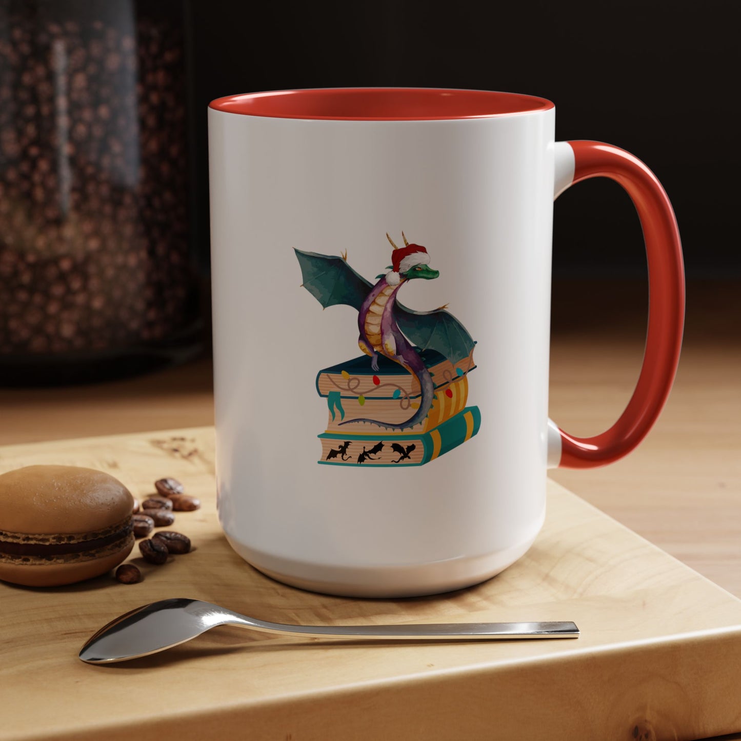 Christmas Dragon Coffee Mug (11, 15oz)