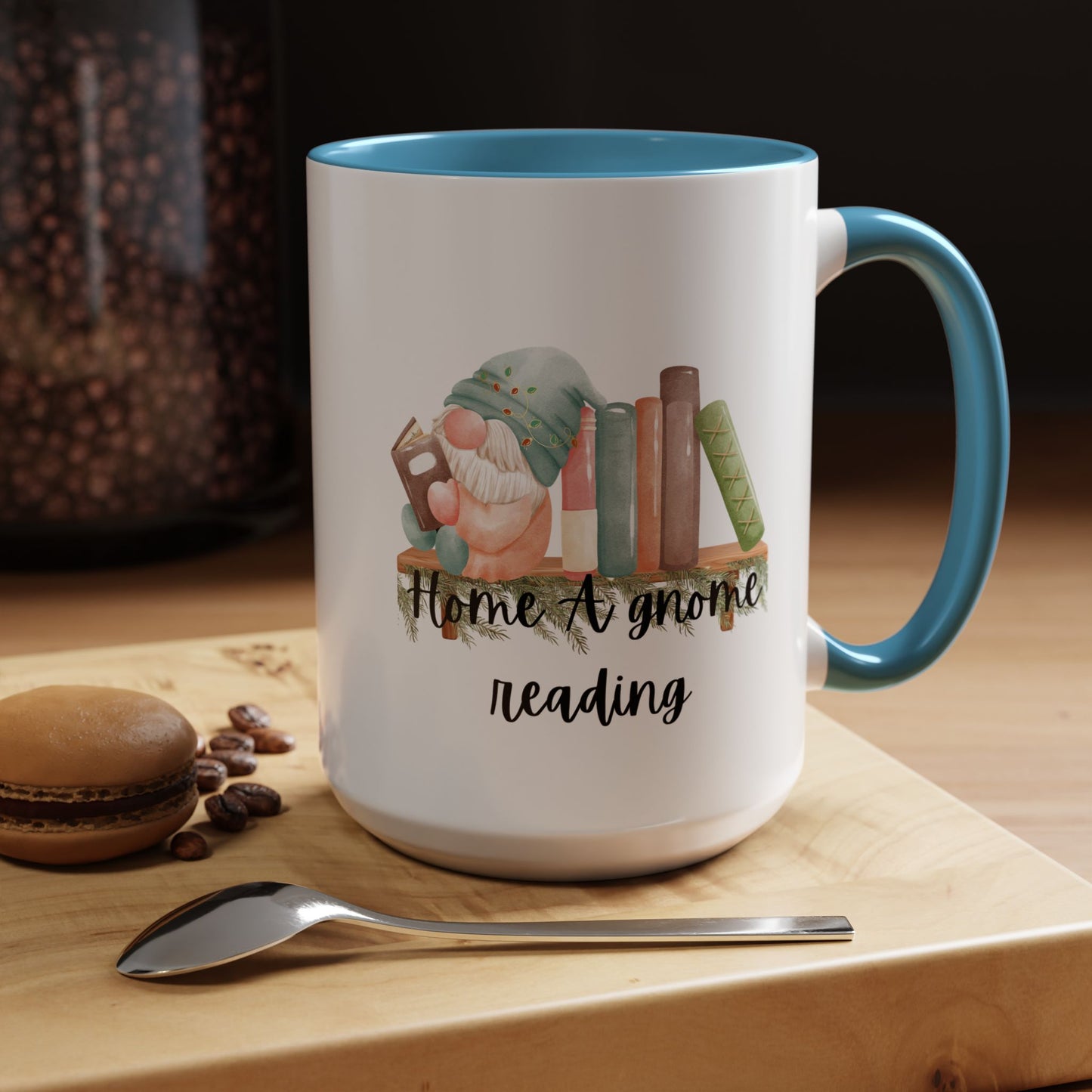 Home A Gnome Reading Coffee Mug (11, 15oz)