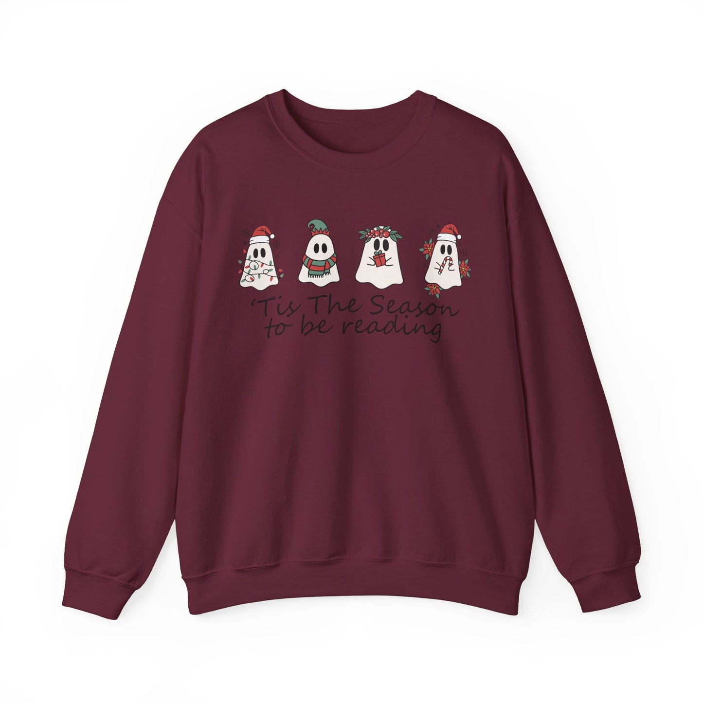 Tis The Season To Be Reading Crewneck Sweatshirt