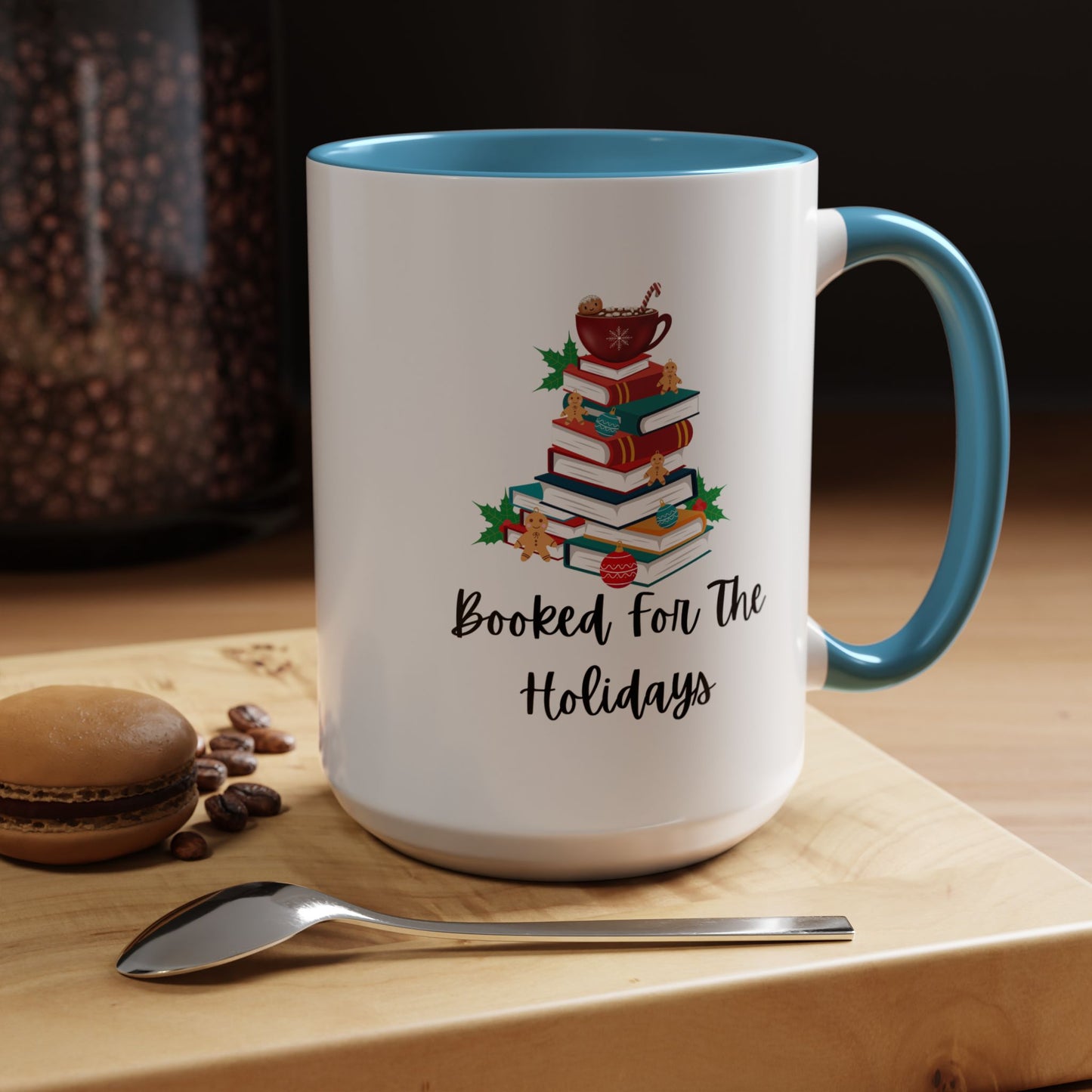 Booked For The Holidays Coffee Mug (11, 15oz)