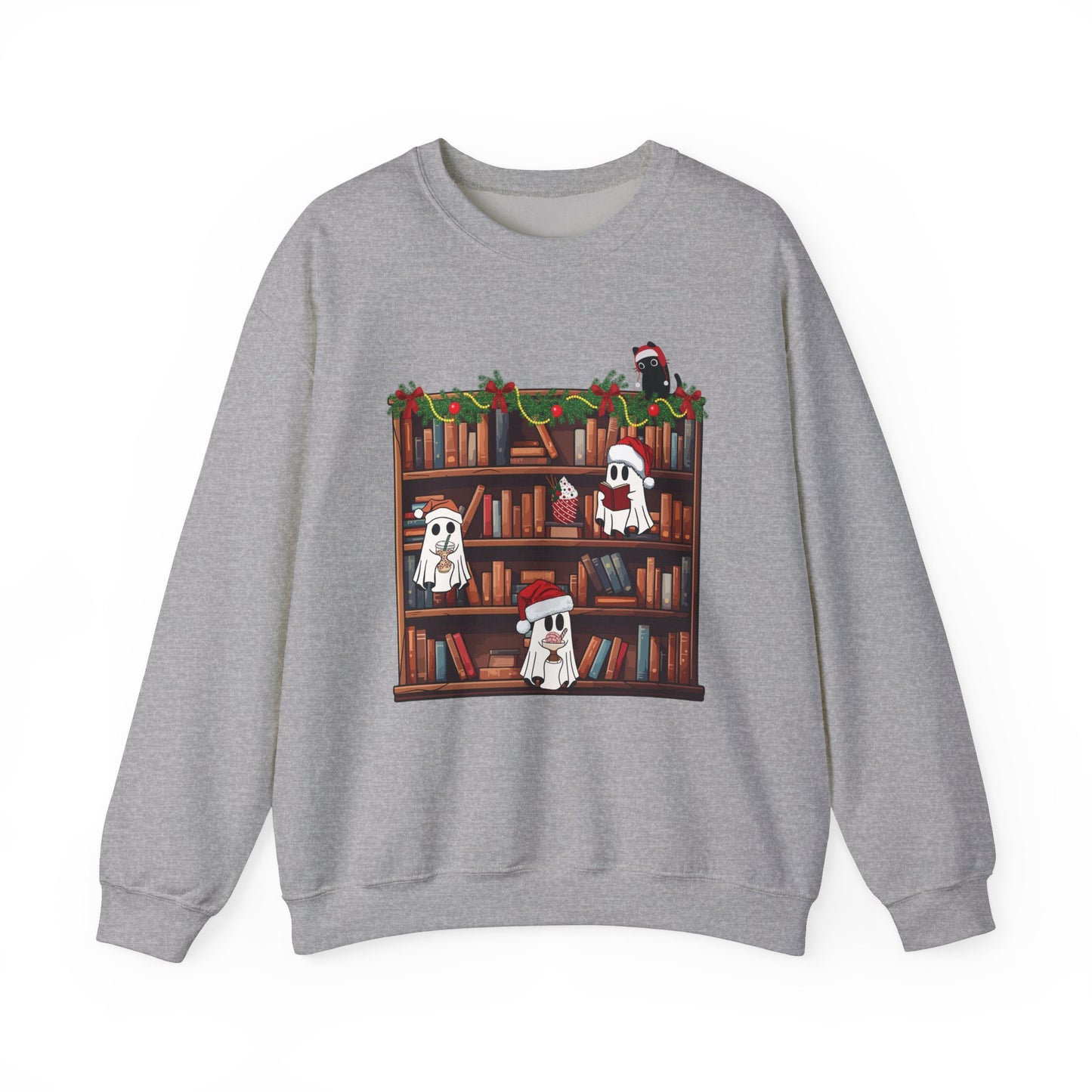 Ghost Library Crewneck Sweatshirt