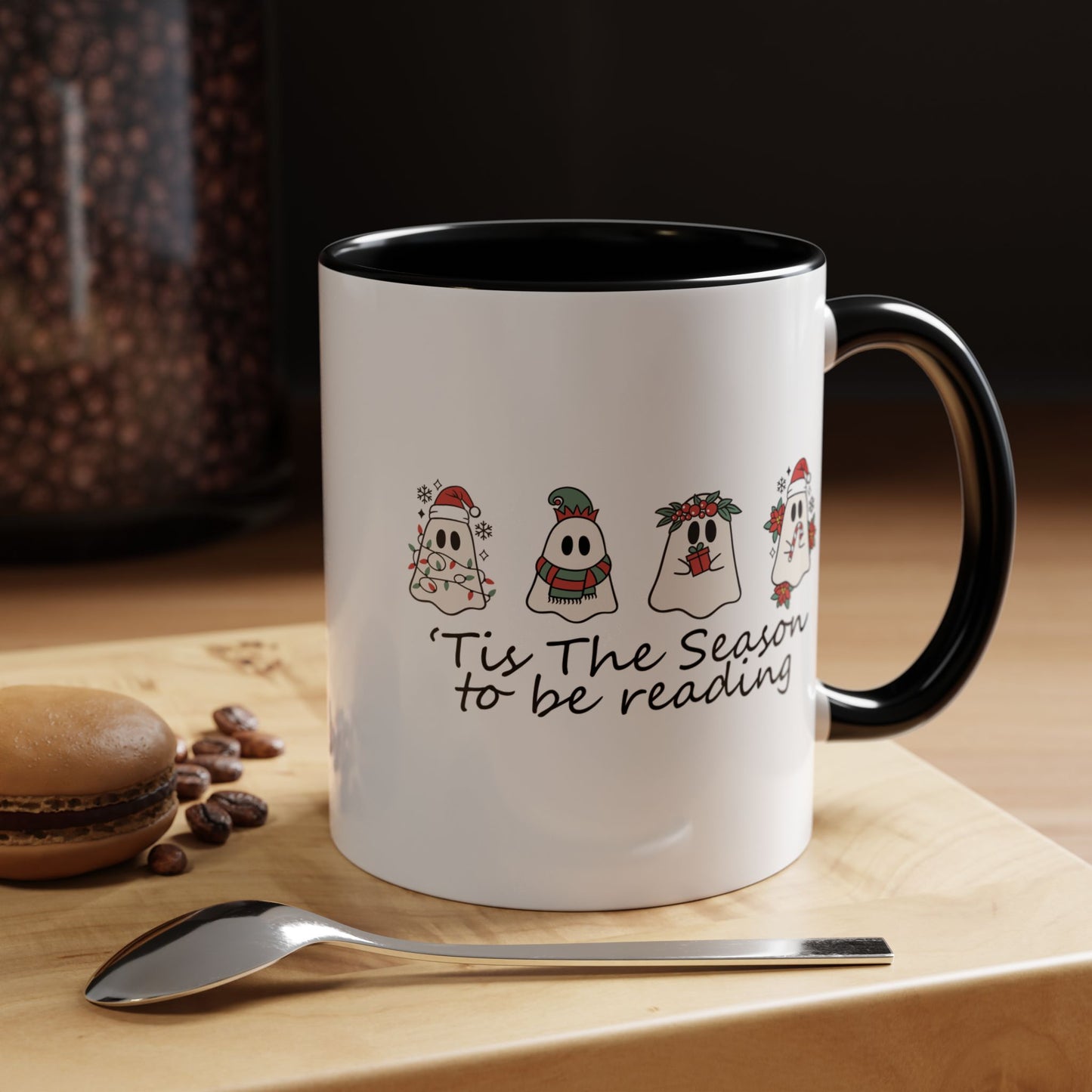 Tis The Season To Be Reading Coffee Mug (11, 15oz)