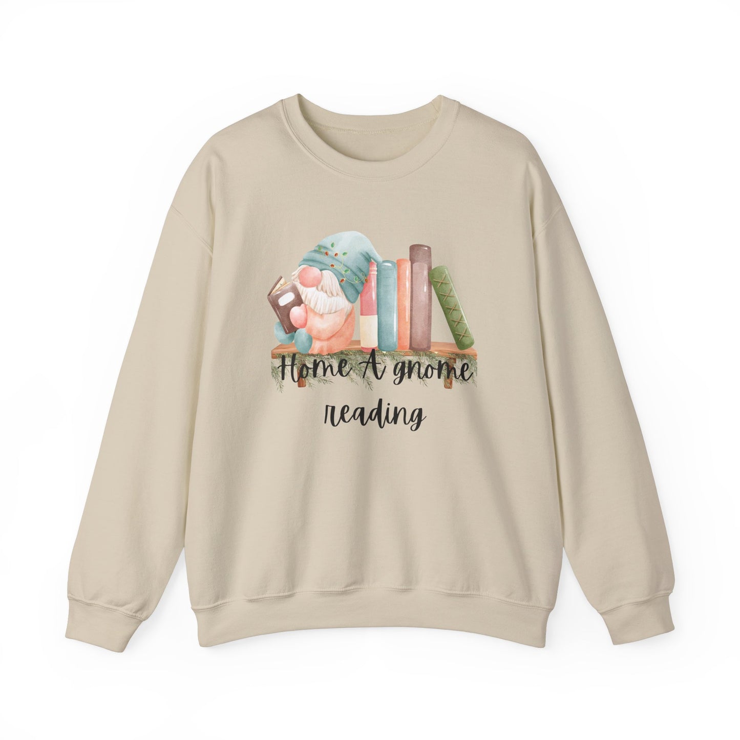 Home A Gnome Reading Crewneck Sweatshirt