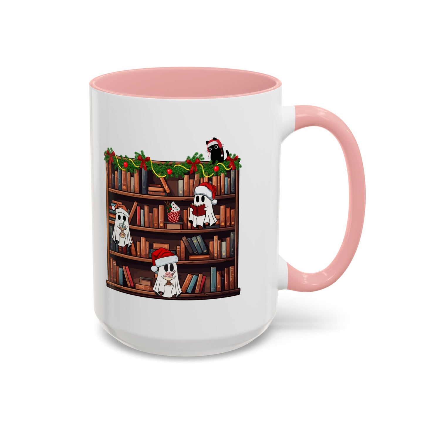 Ghost Library Coffee Mug (11, 15oz)