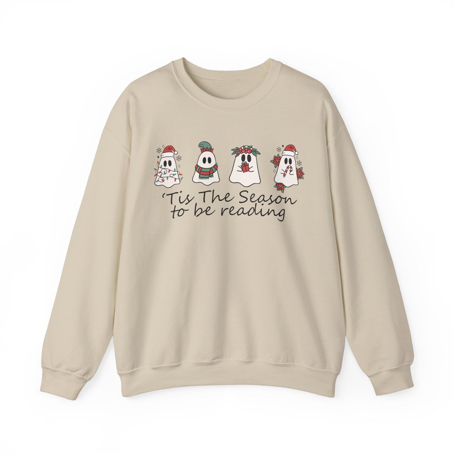 Tis The Season To Be Reading Crewneck Sweatshirt