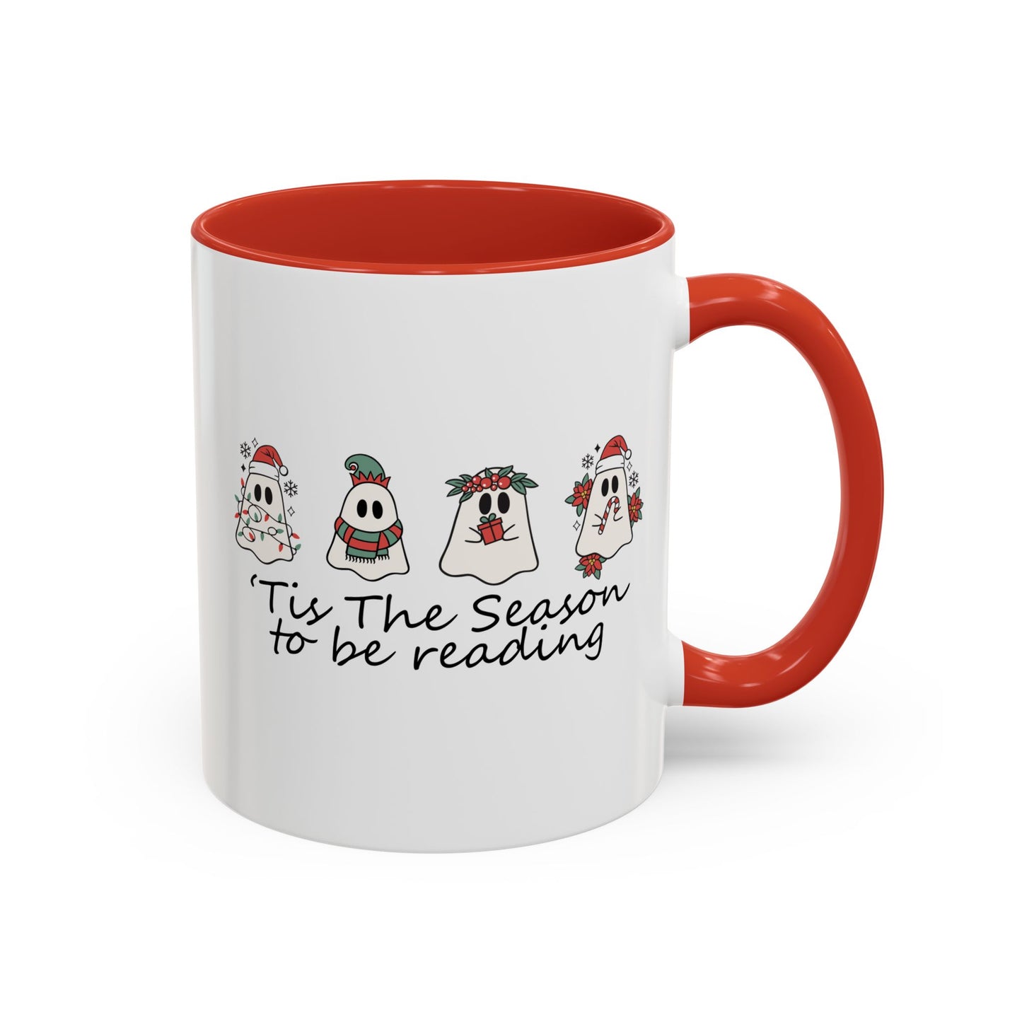 Tis The Season To Be Reading Coffee Mug (11, 15oz)