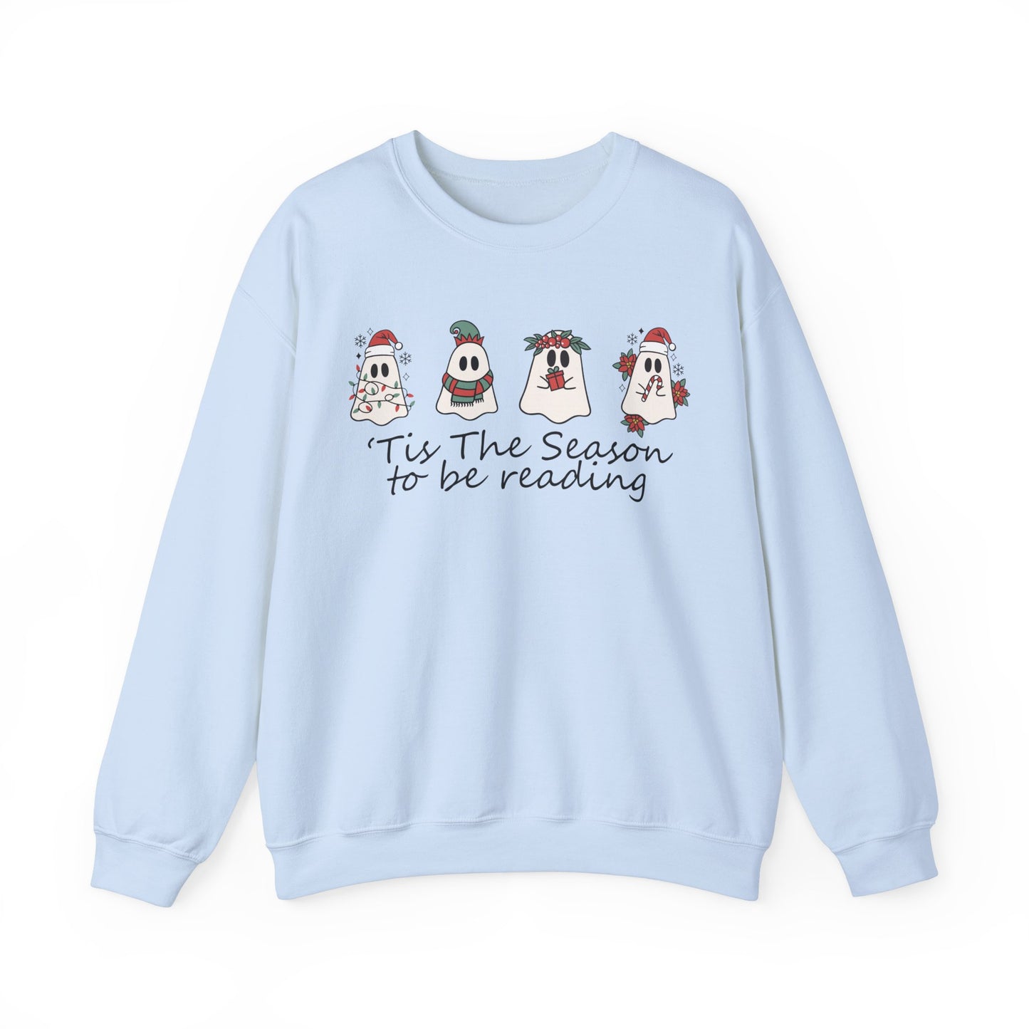 Tis The Season To Be Reading Crewneck Sweatshirt