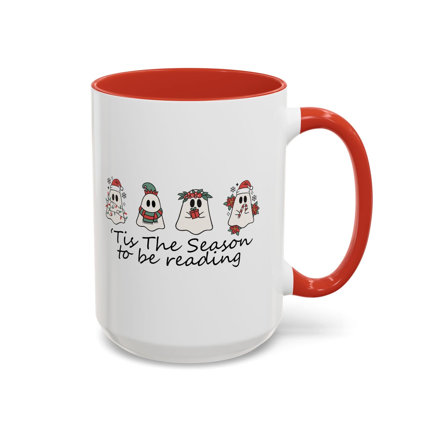 Tis The Season To Be Reading Coffee Mug (11, 15oz)