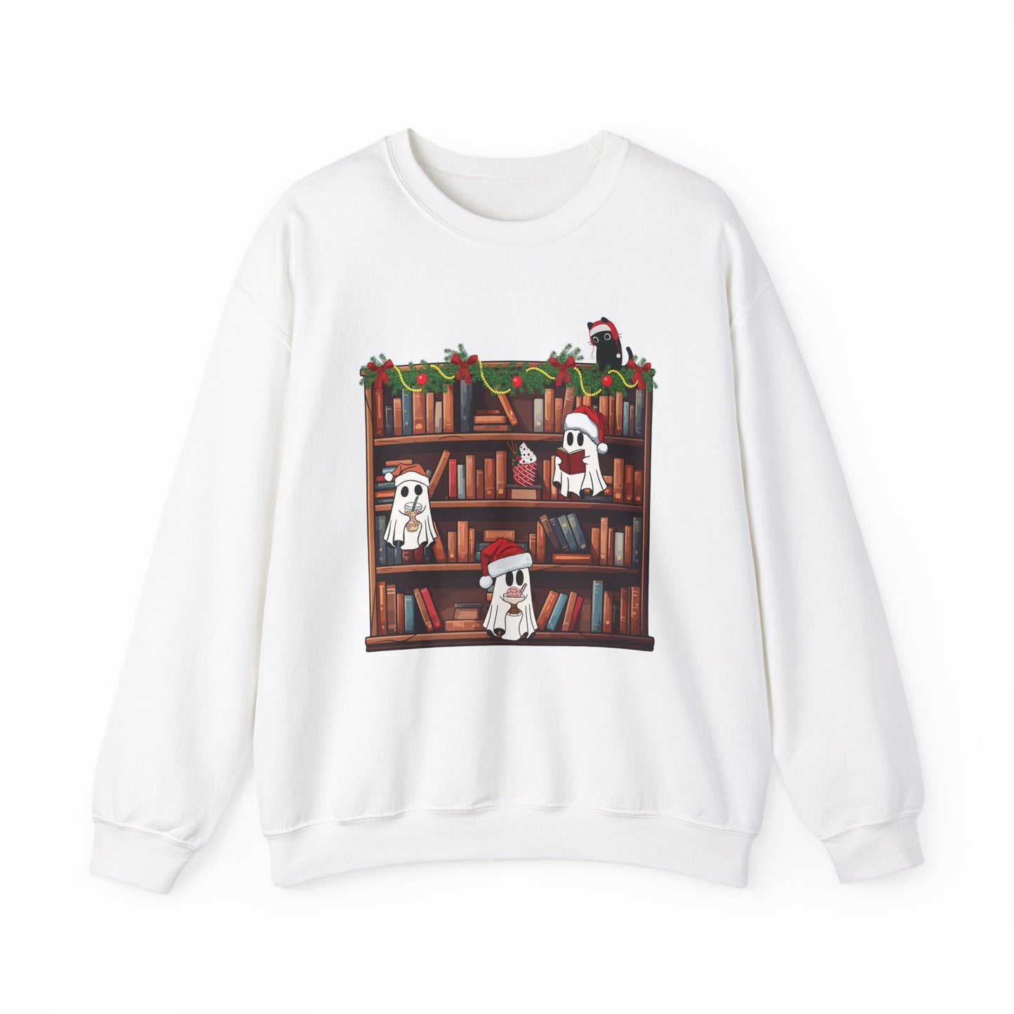 Ghost Library Crewneck Sweatshirt