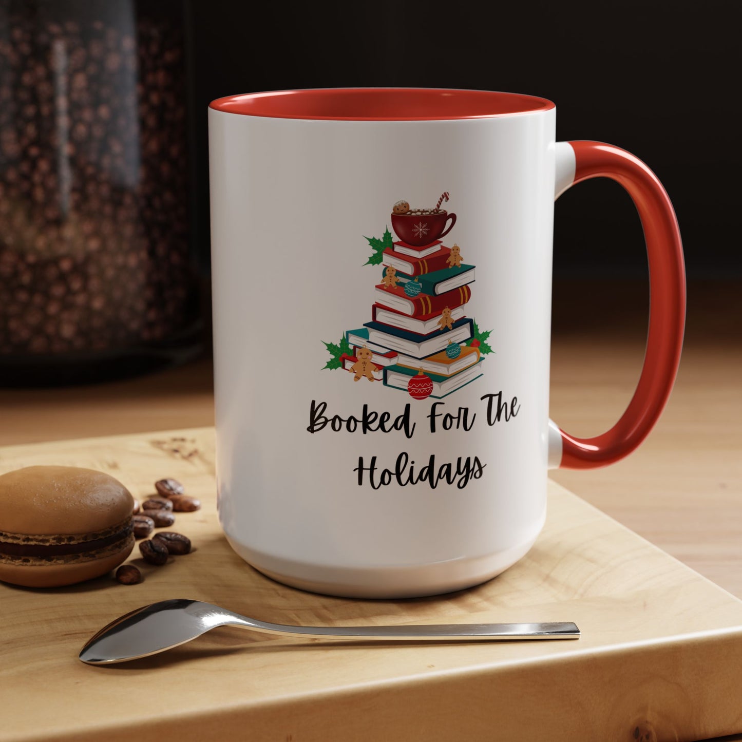 Booked For The Holidays Coffee Mug (11, 15oz)