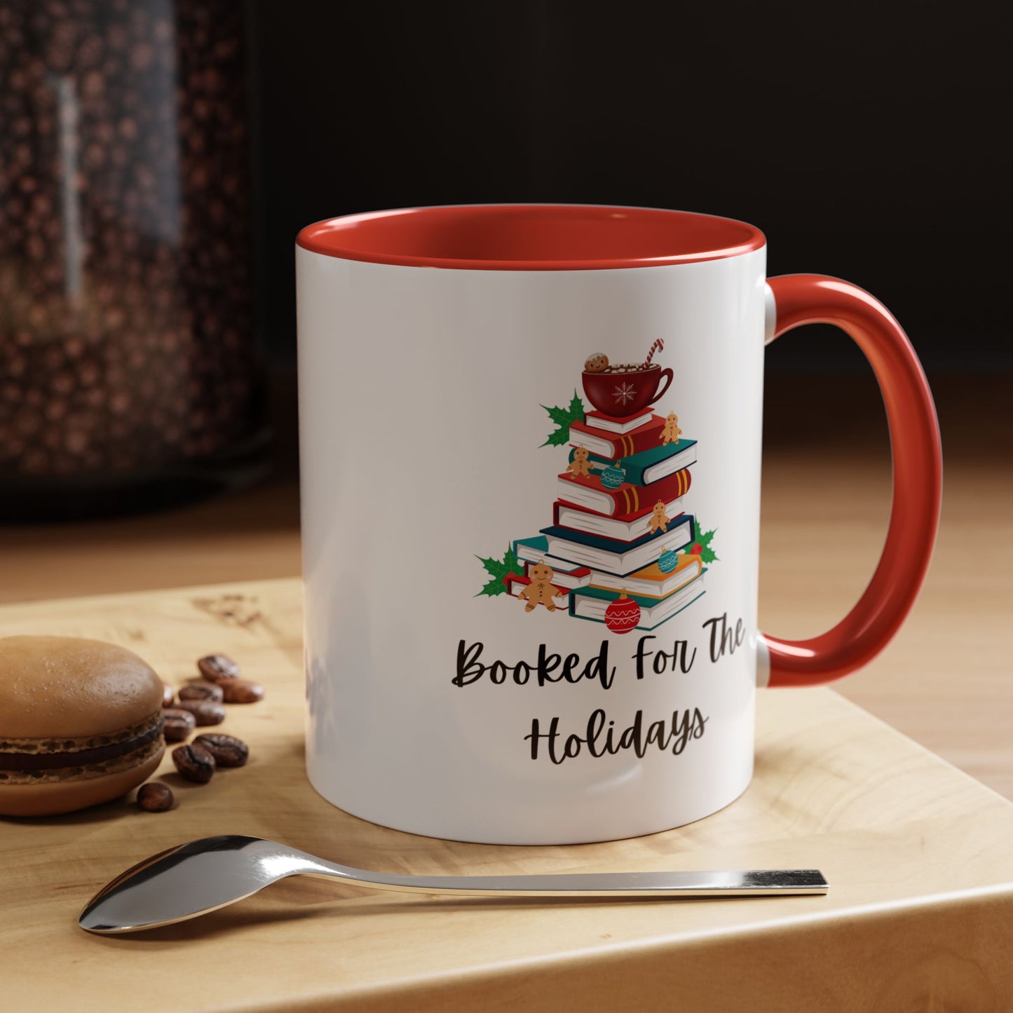 Booked For The Holidays Coffee Mug (11, 15oz)