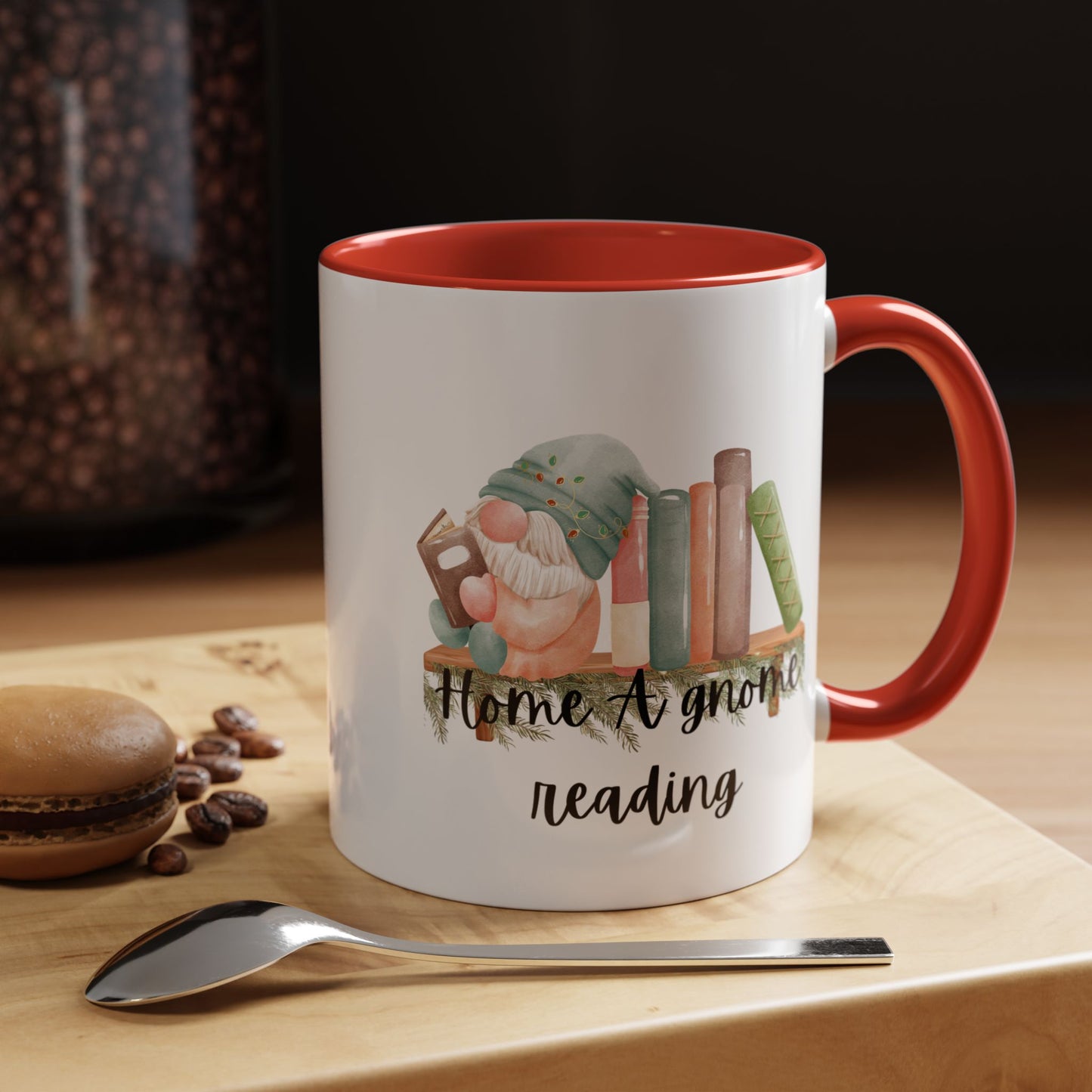 Home A Gnome Reading Coffee Mug (11, 15oz)