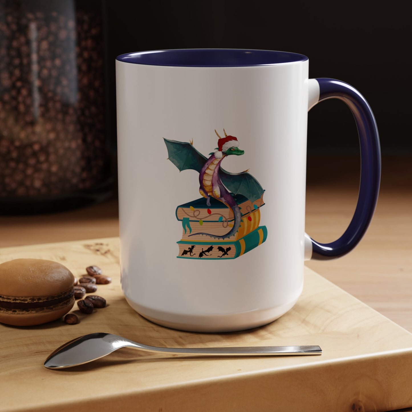 Christmas Dragon Coffee Mug (11, 15oz)