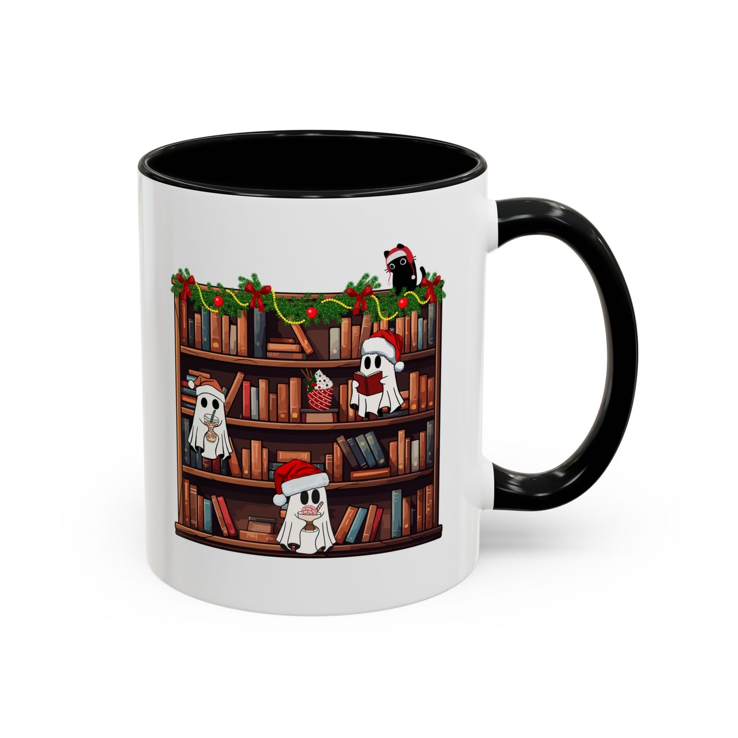 Ghost Library Coffee Mug (11, 15oz)