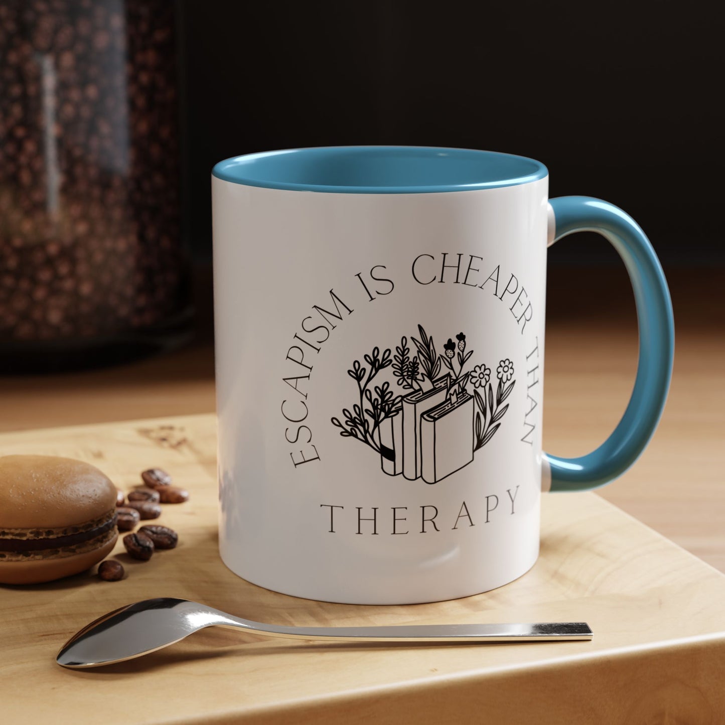 Escapism Is Cheaper Than Therapy Coffee Mug (11, 15oz)