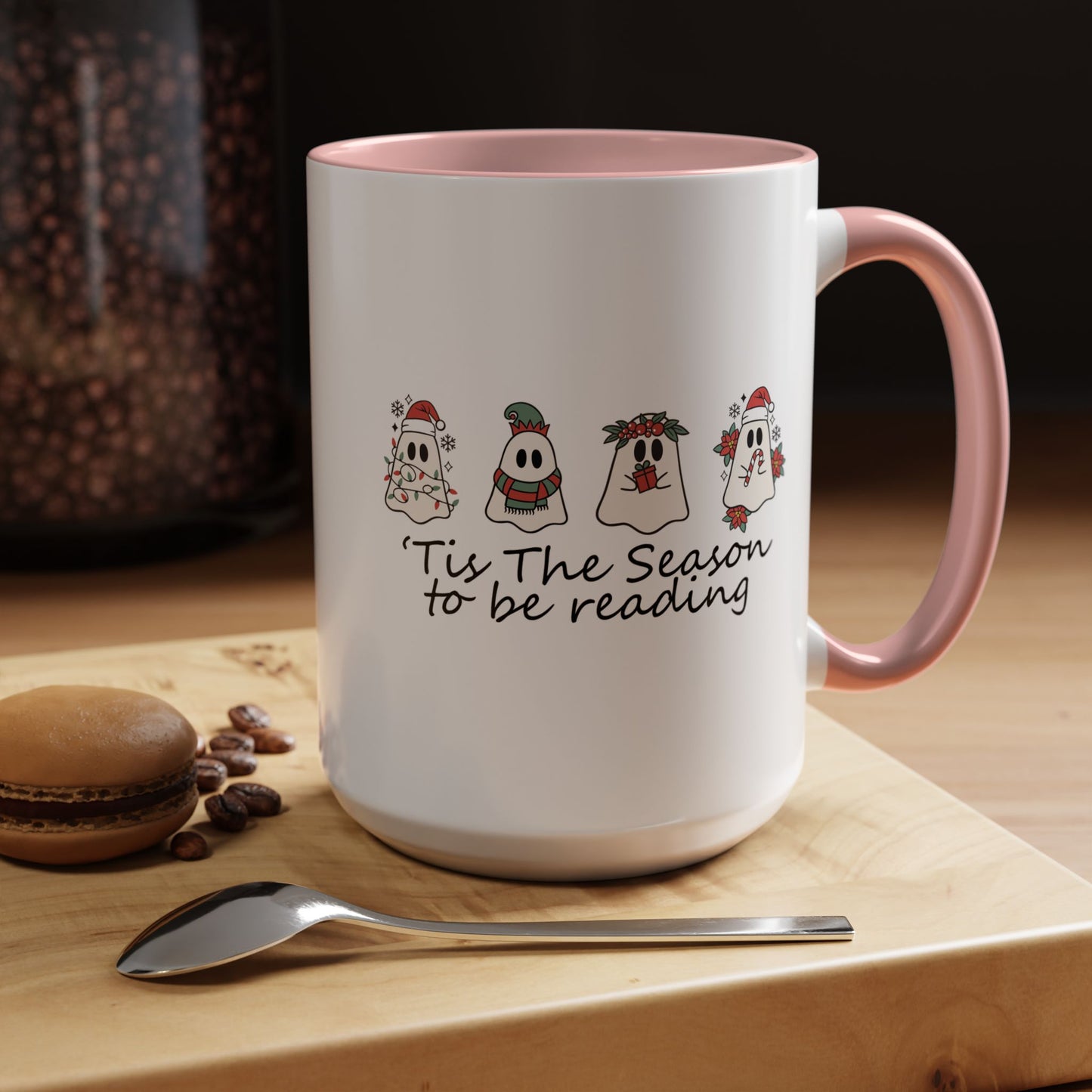 Tis The Season To Be Reading Coffee Mug (11, 15oz)