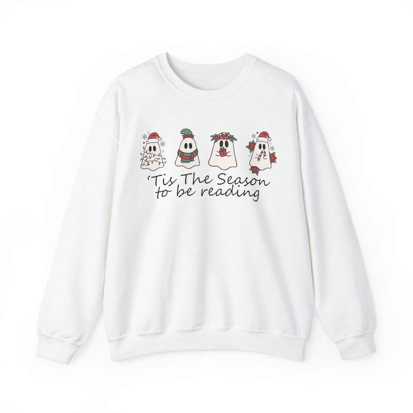 Tis The Season To Be Reading Crewneck Sweatshirt