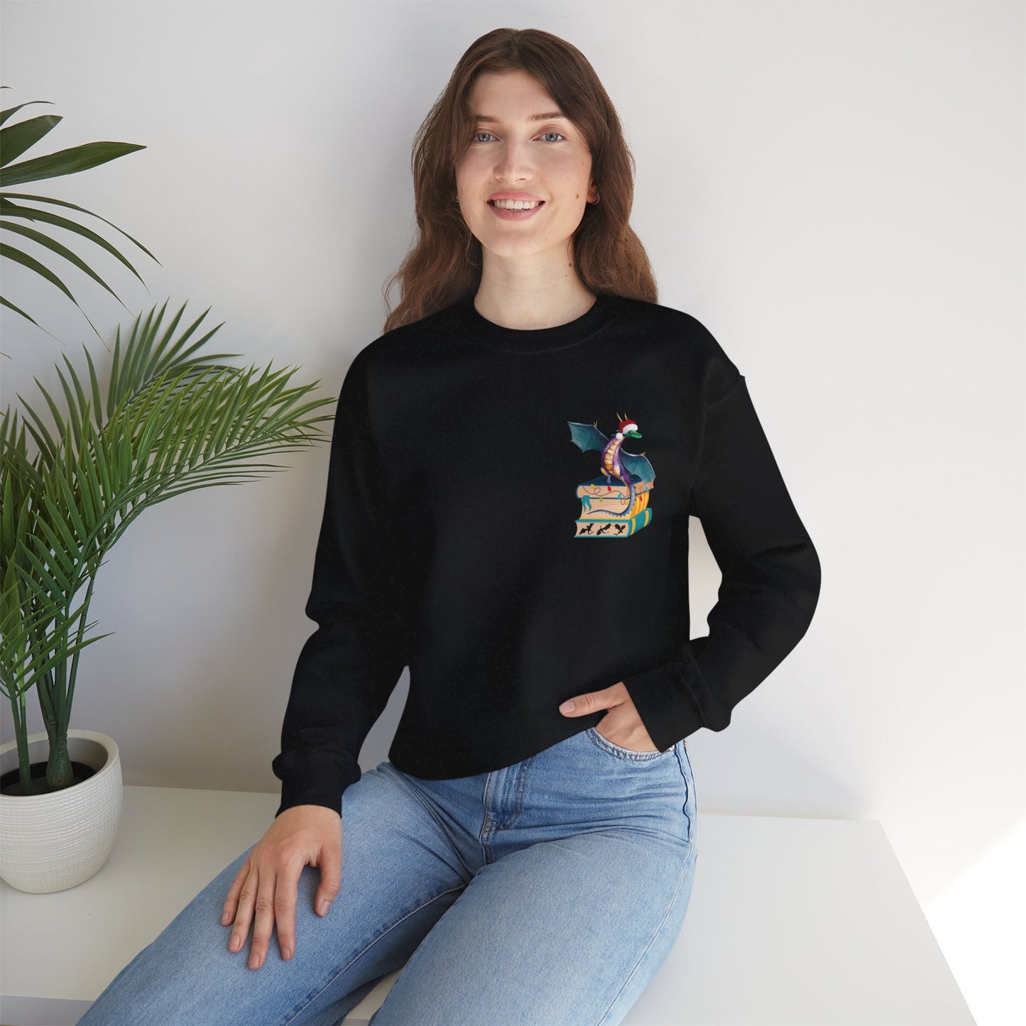 Christmas Dragon Crewneck Sweatshirt