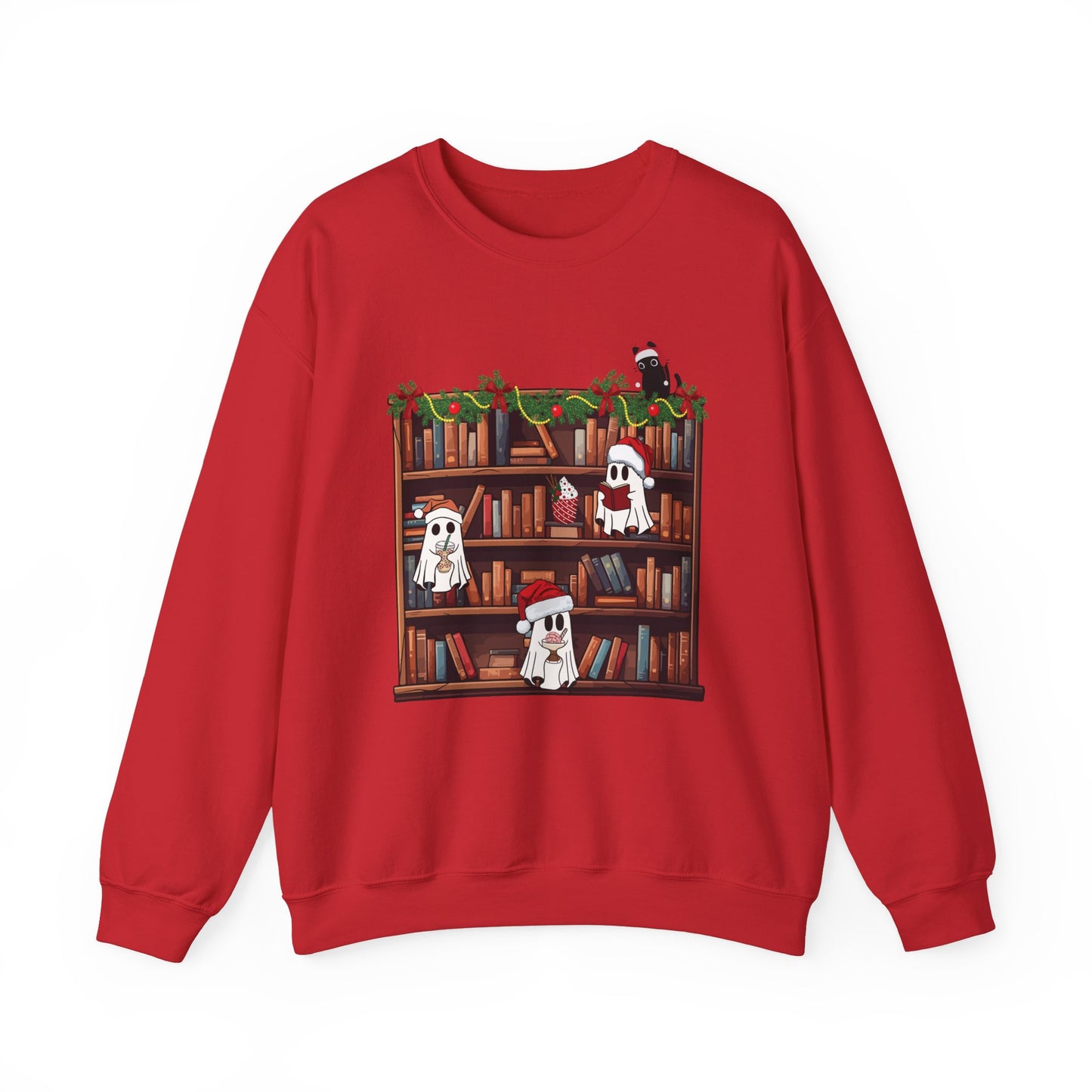 Ghost Library Crewneck Sweatshirt