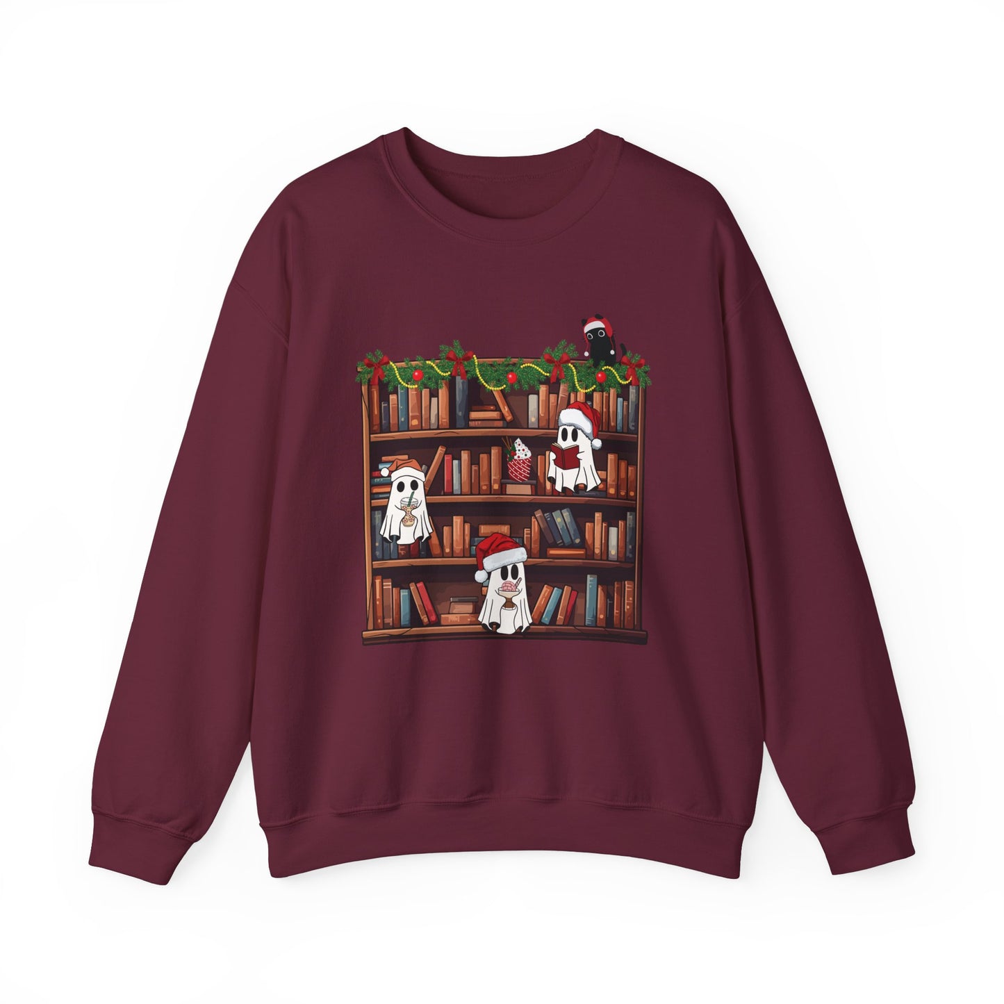 Ghost Library Crewneck Sweatshirt