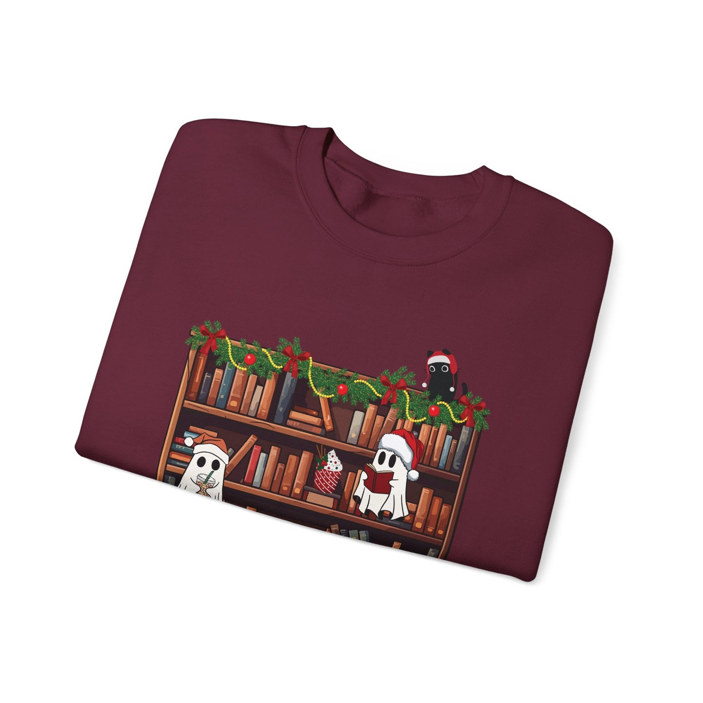 Ghost Library Crewneck Sweatshirt