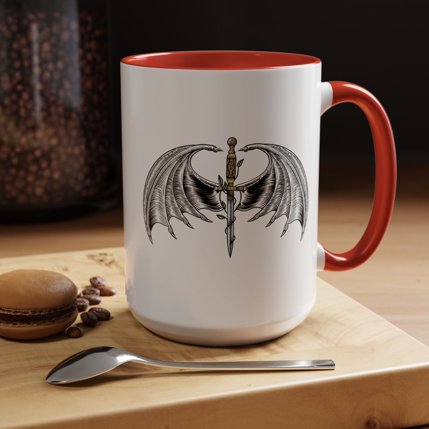 Dagger & Wings Coffee Mug (11, 15oz)