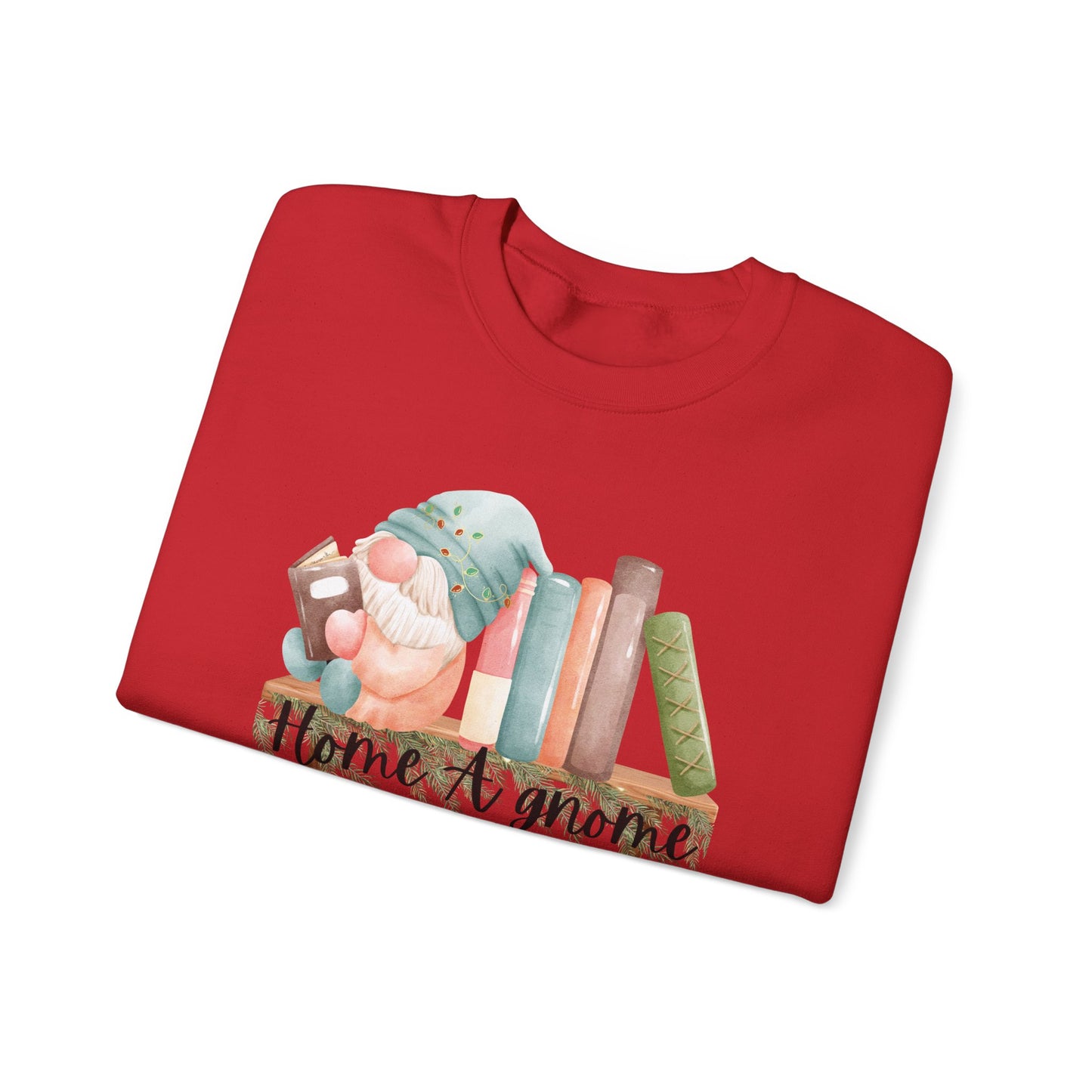 Home A Gnome Reading Crewneck Sweatshirt