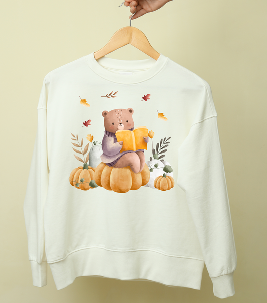 Fall Bear Crewneck Sweatshirt