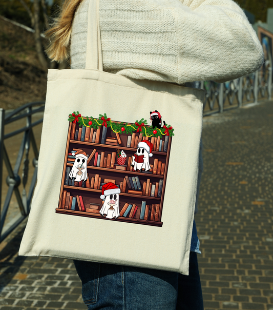 Ghost Library Tote Bag